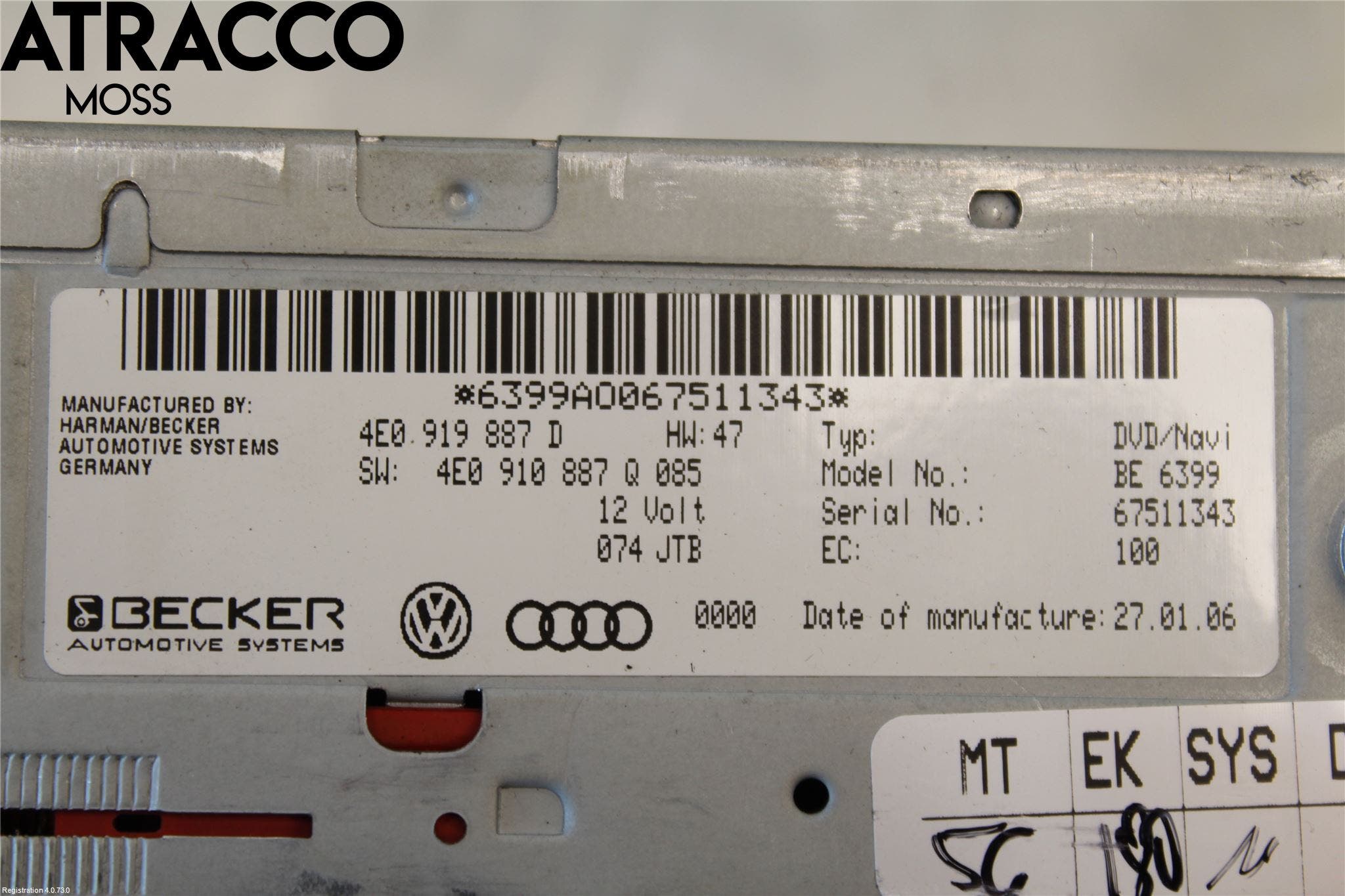 Audi Q7/SQ7 Gps Navigator