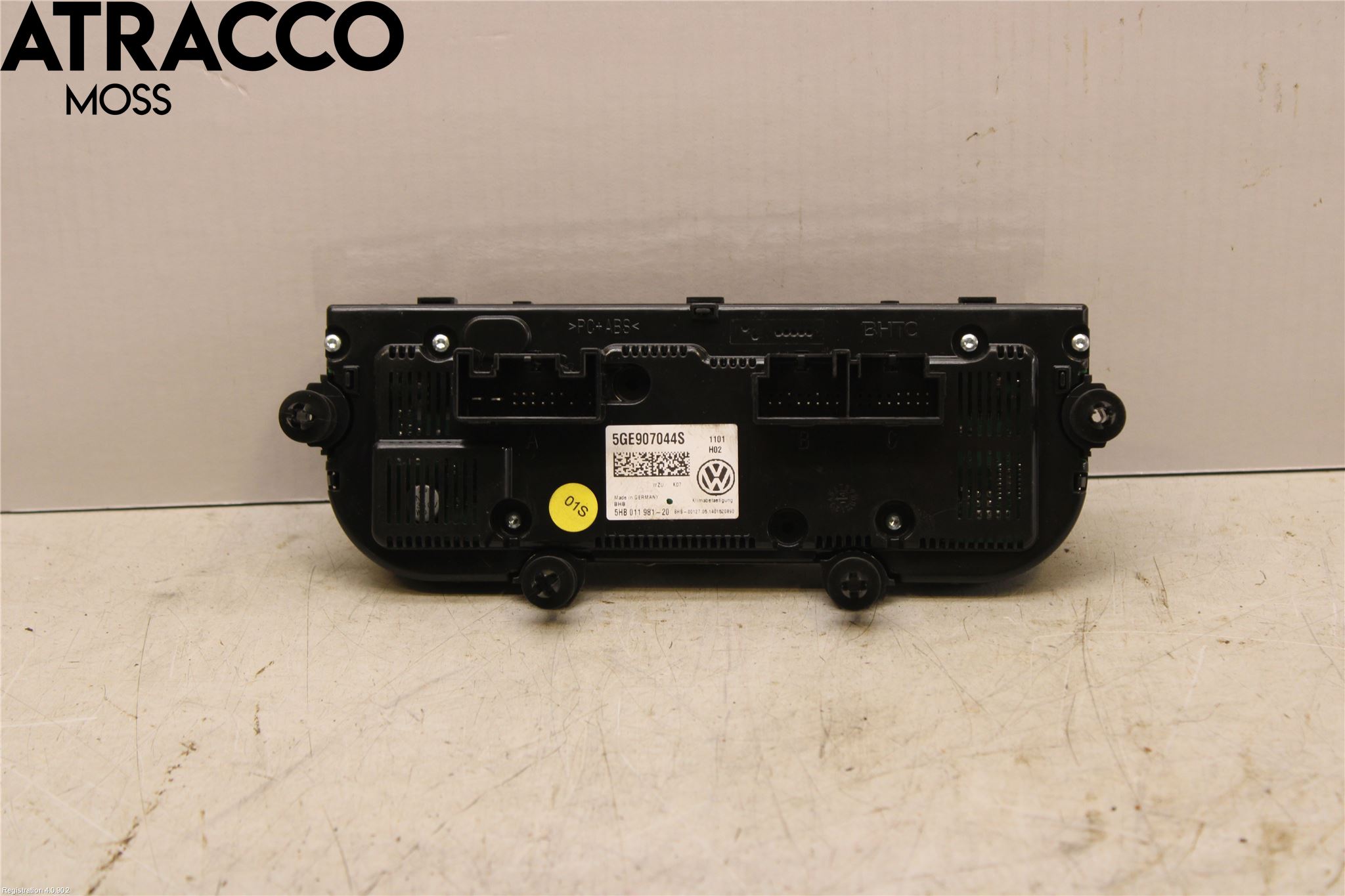 Volkswagen VW GOLF / E-GOLF VII 13-20 Varme Ac Betjening-Display
