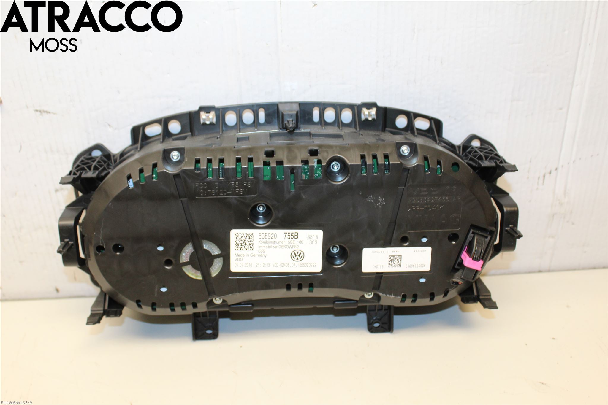 Volkswagen VW GOLF / E-GOLF VII 13-20 Instr Kombinert