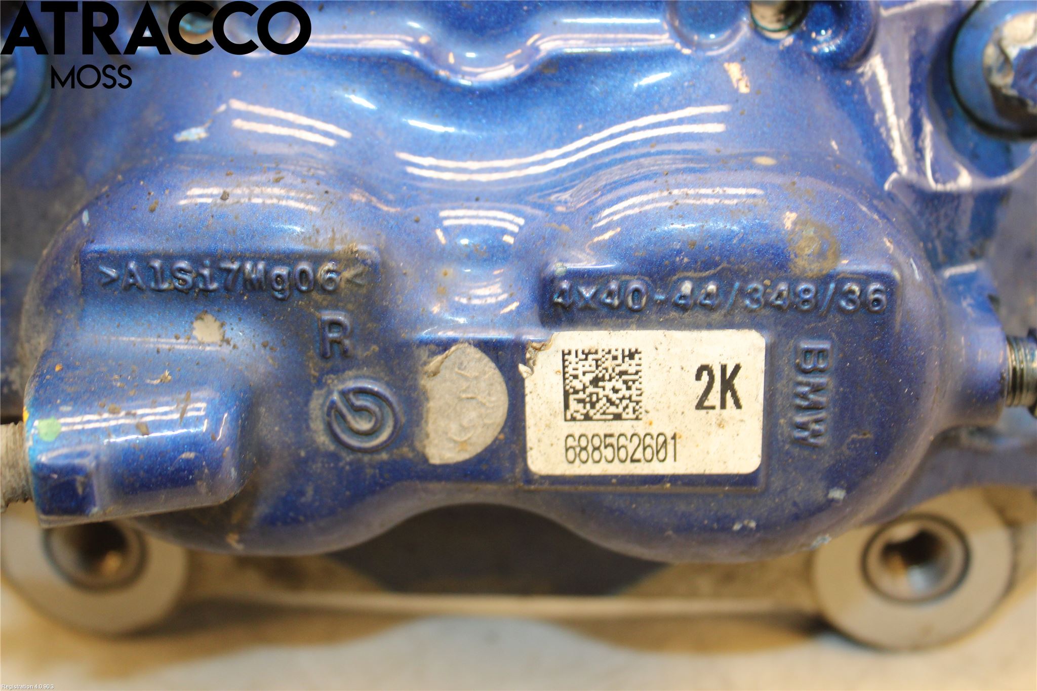 BMW 5 G30/G31/F90 17-23 Bremsecaliper Foran Høyre