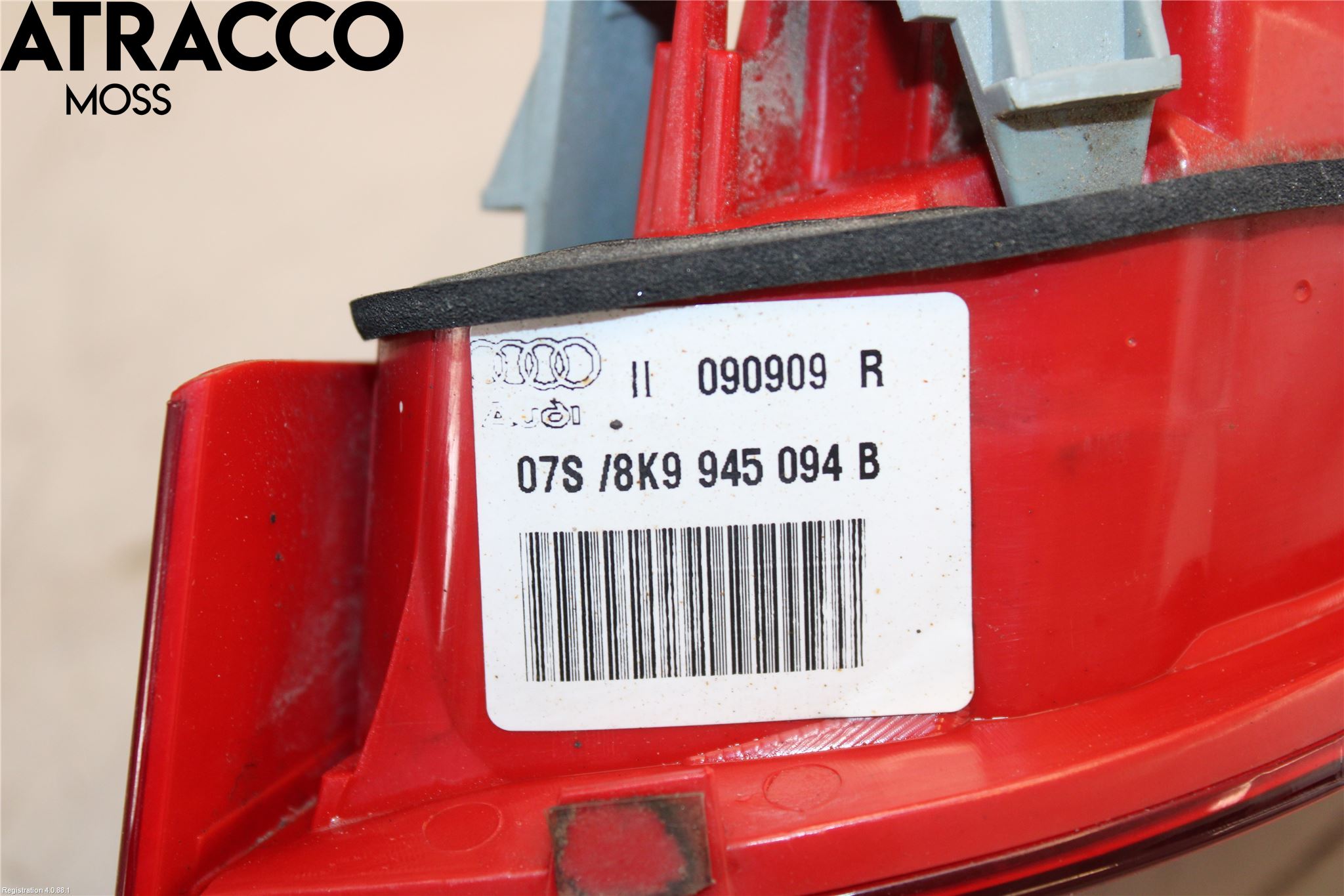 Audi A4/S4 08-11 Baklykt Høyre  På Luke(Indre)