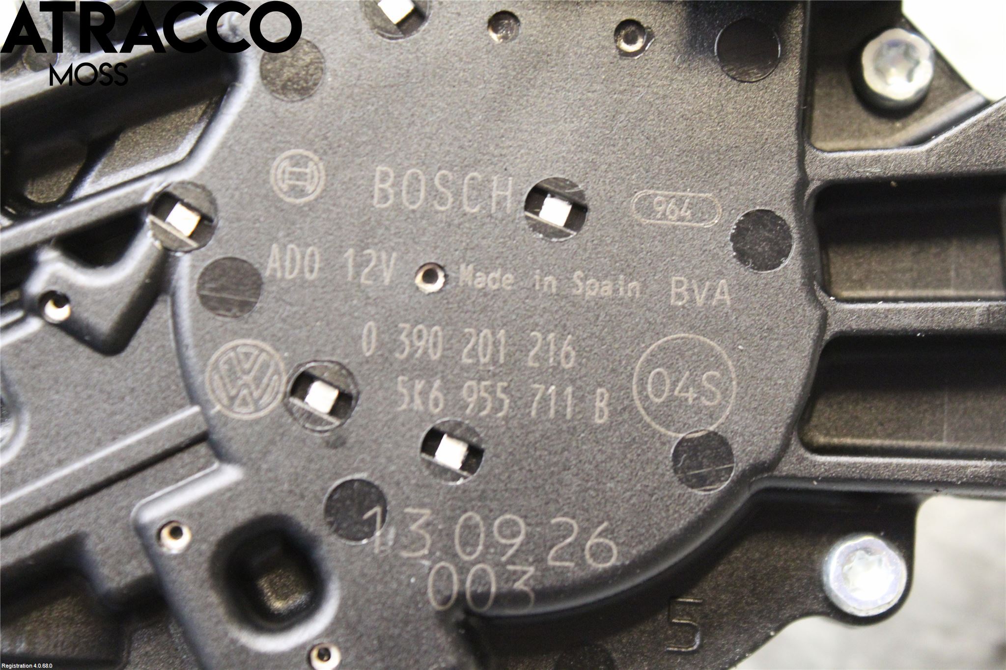 Volkswagen VW POLO 10-17 Viskermotor Bakluke