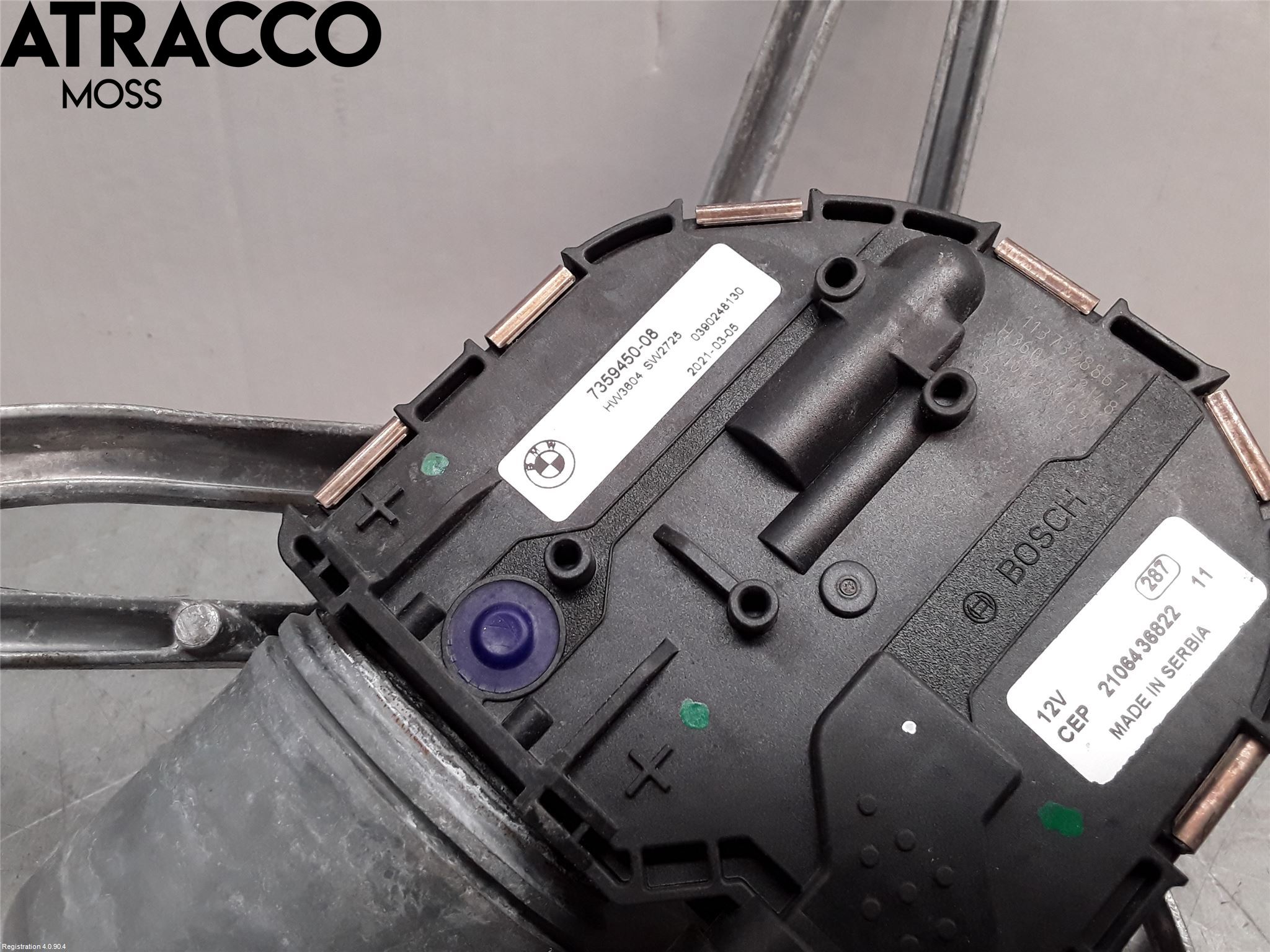 BMW i3 I01 13-22 Viskermotor Frontrute