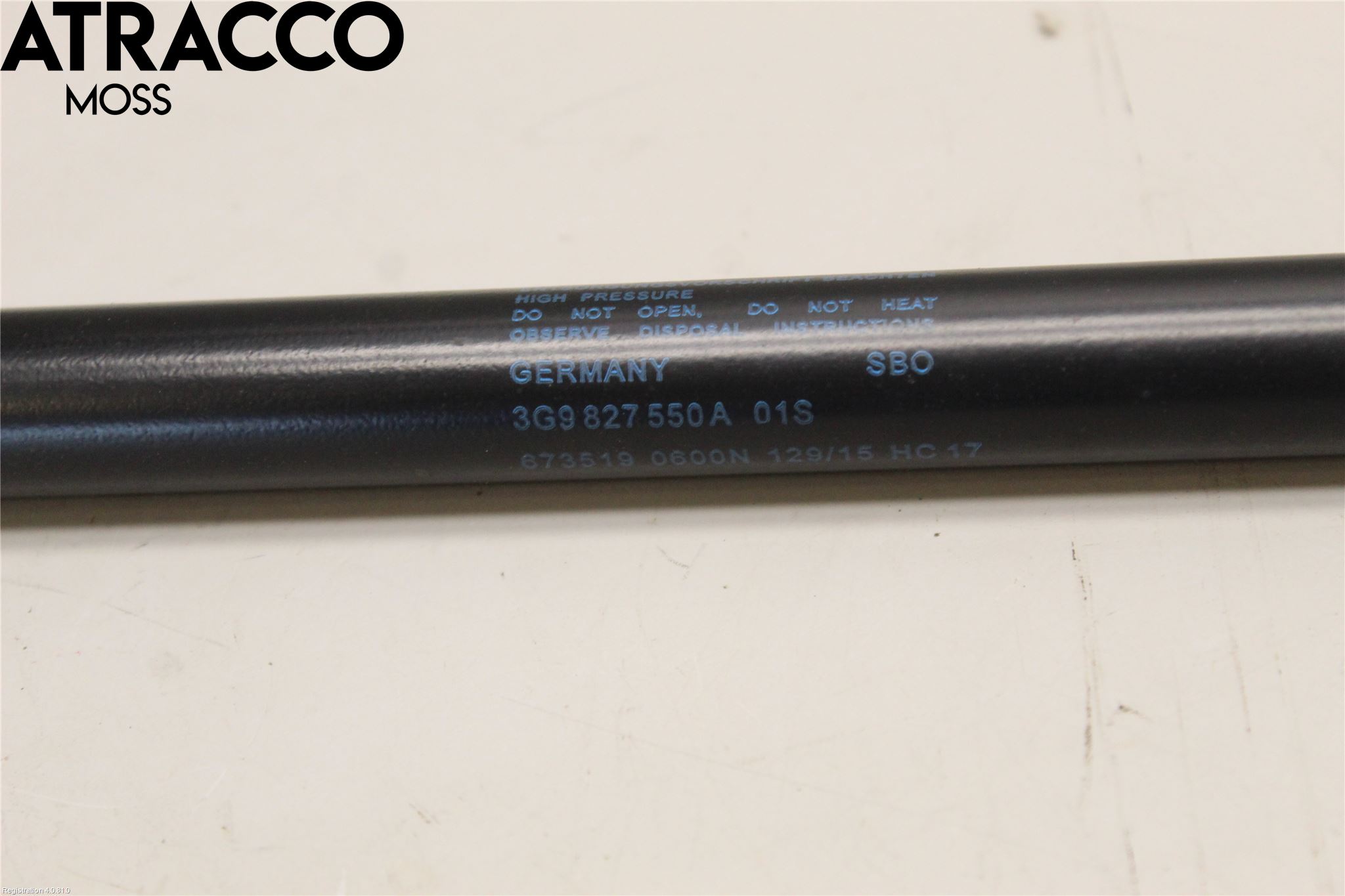 Volkswagen VW PASSAT 15-19 Bakluke Demper-Gassfjær