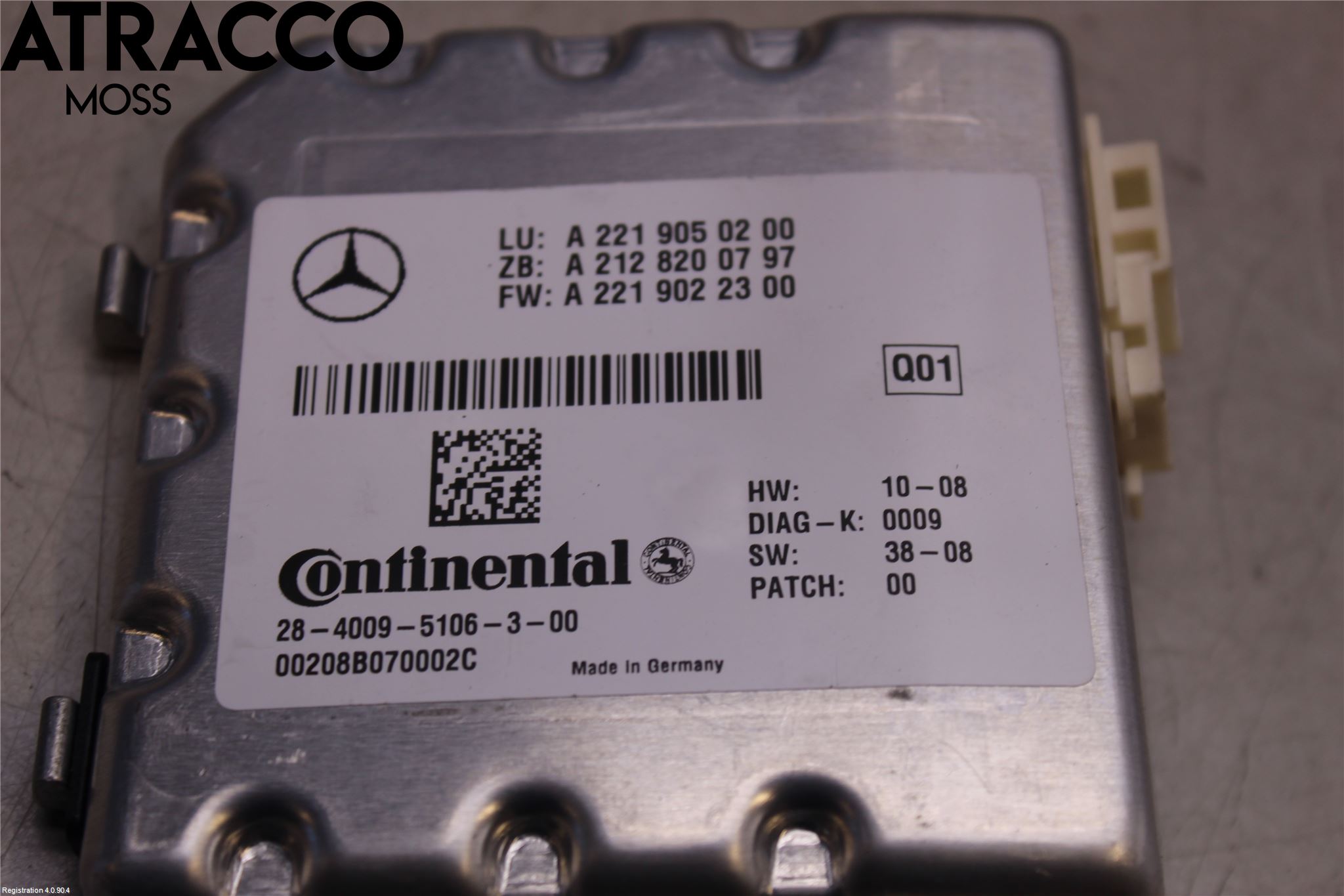 Mercedes-Benz MB E-KLASS (W212) 09-16 Parkeringshjelp Kamera