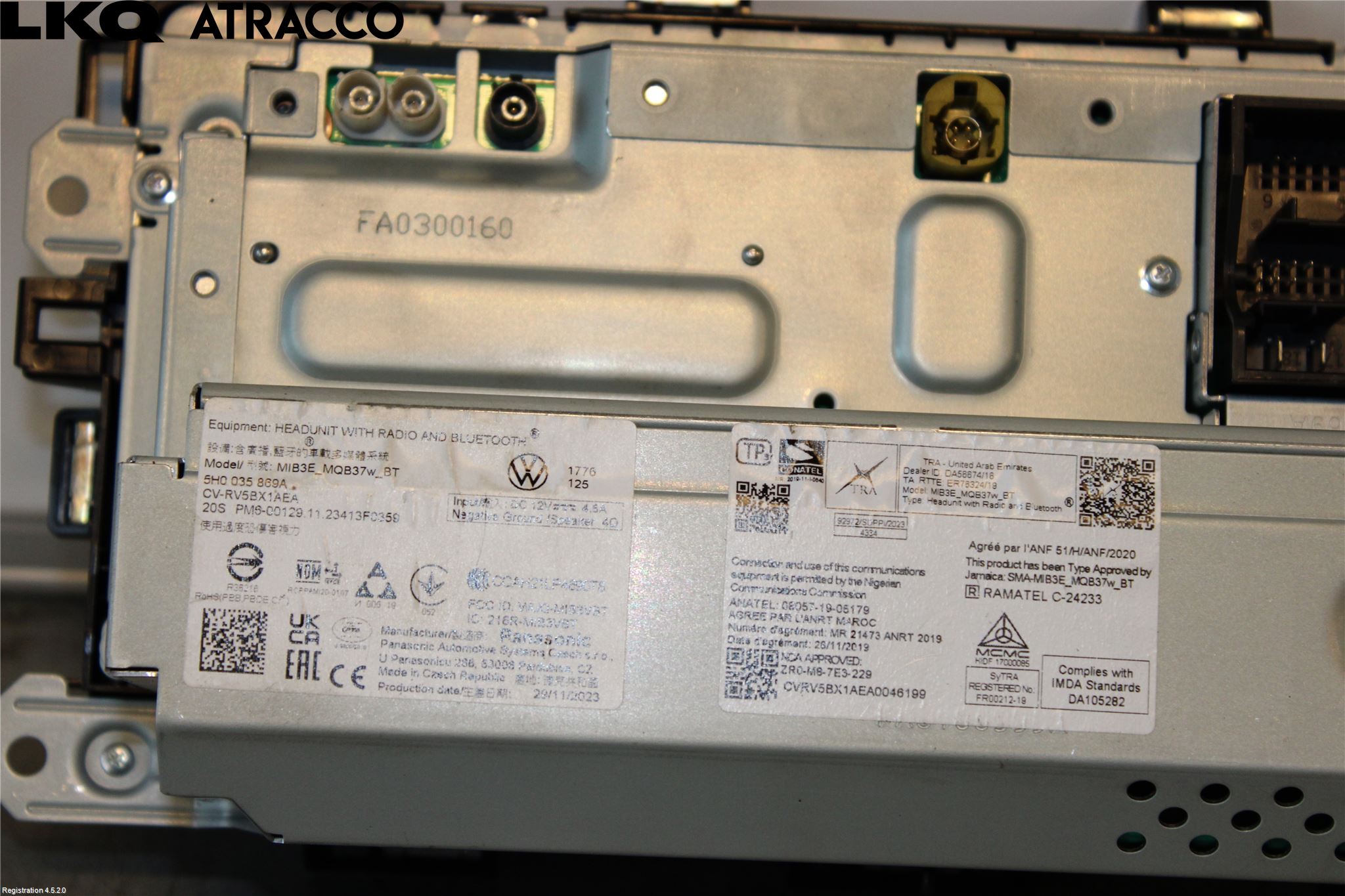 Volkswagen VW CADDY 21- Stereo Radio