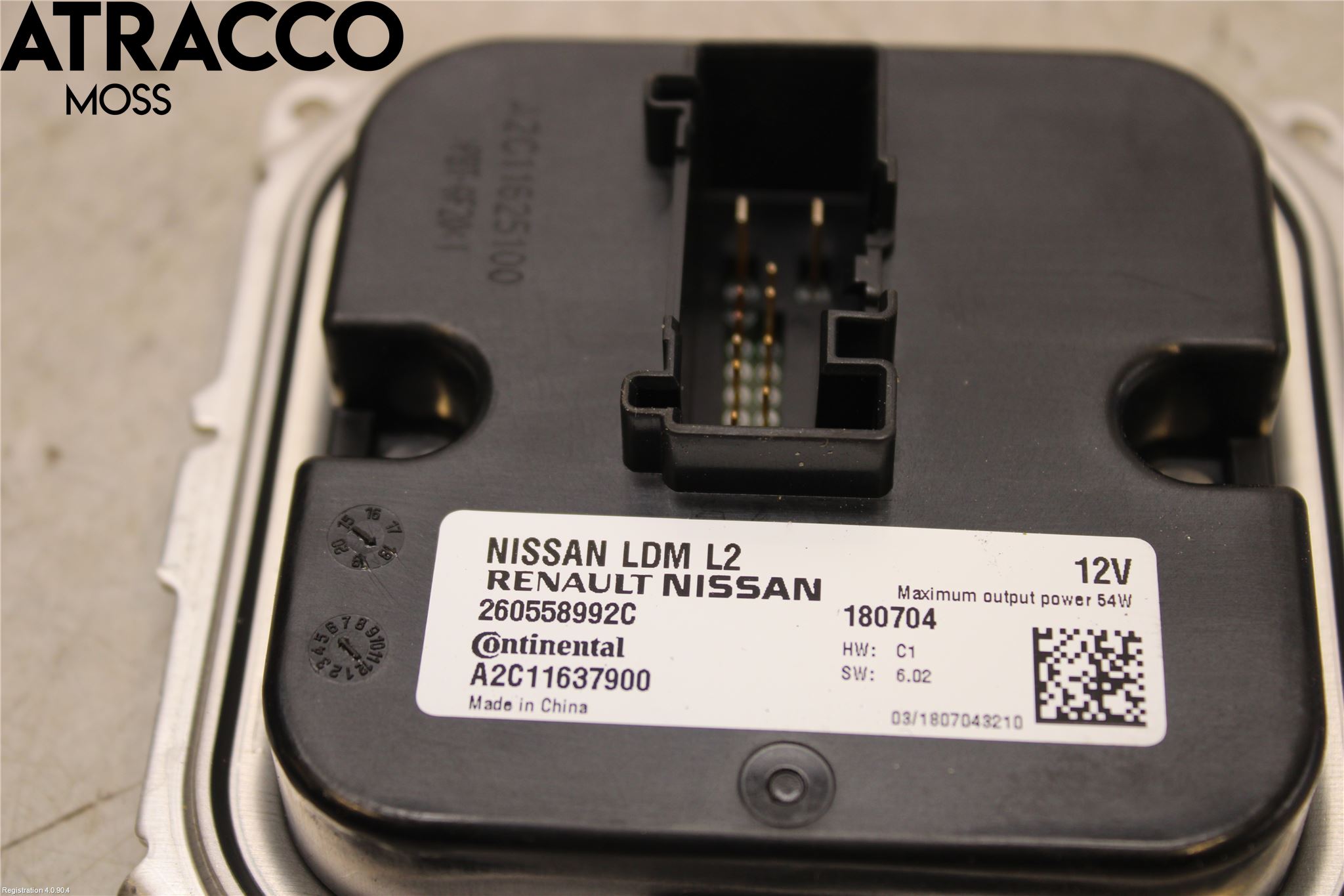 Nissan LEAF 18- Styreenhet Xenon