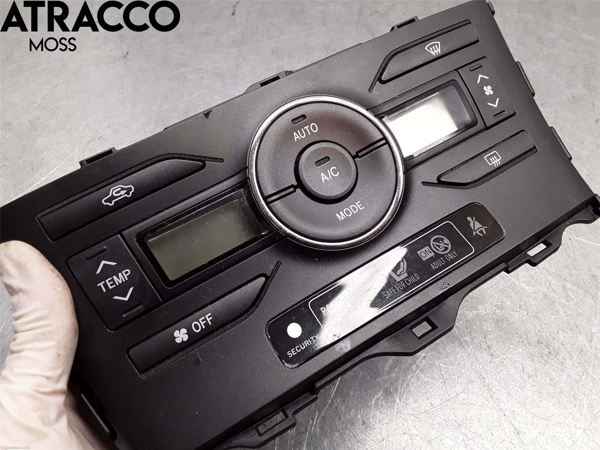 Toyota AURIS 10-12 Varme Ac Betjening-Display