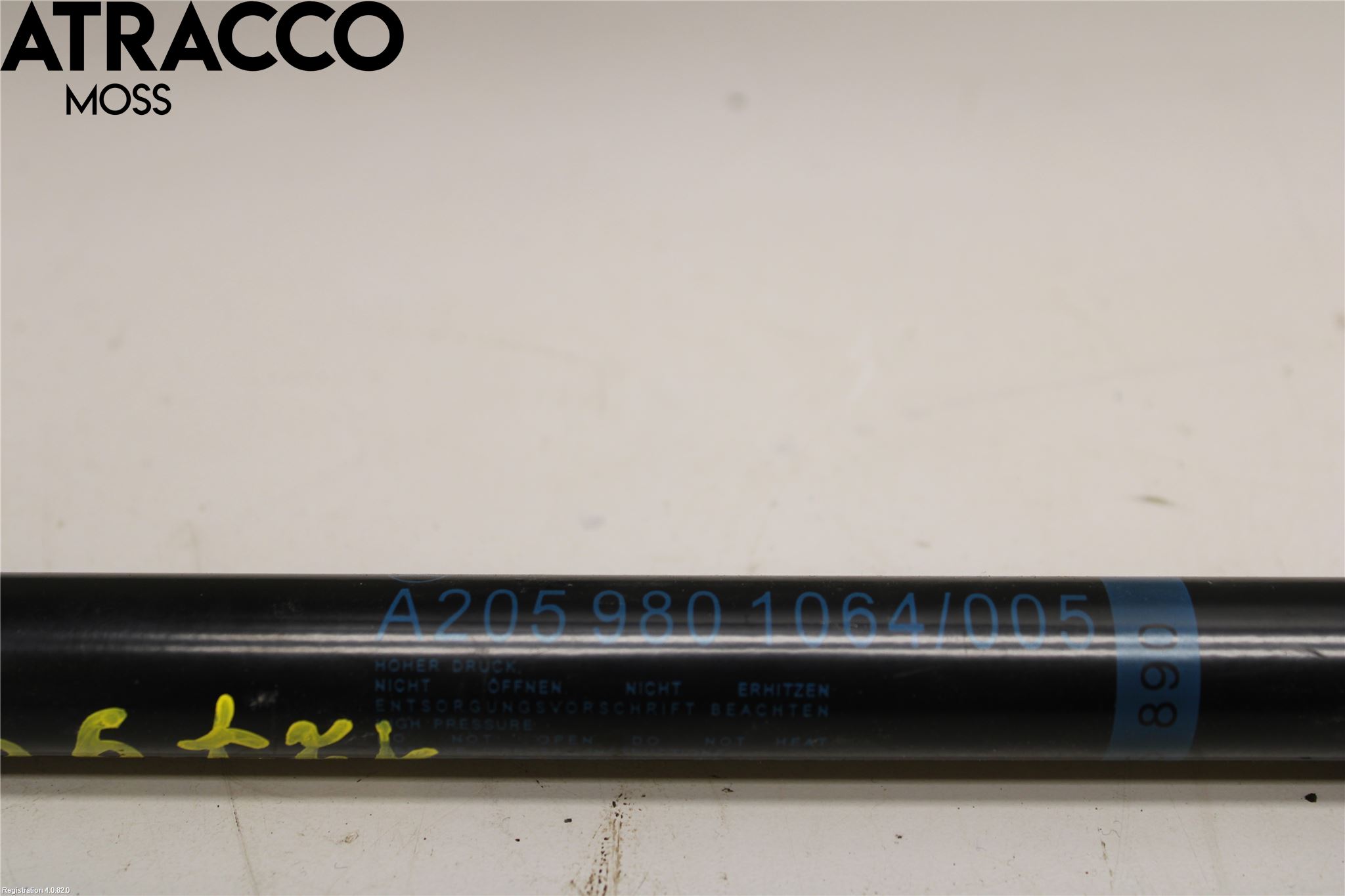 Mercedes-Benz MB C-KLASS (W205) 14-21 Bakluke Demper-Gassfjær