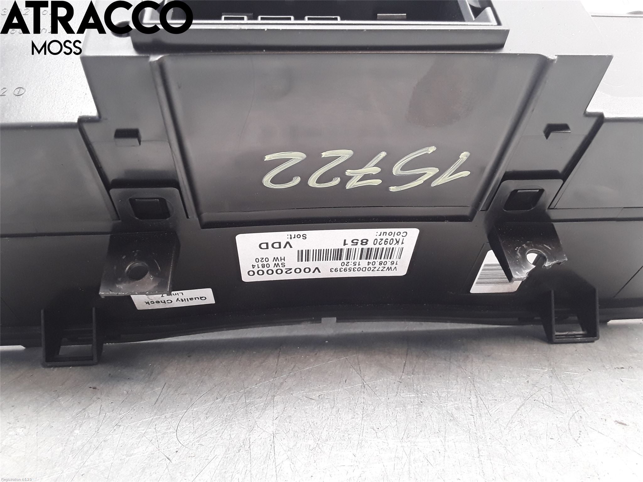 Volkswagen VW GOLF V 04-09 Instr Kombinert