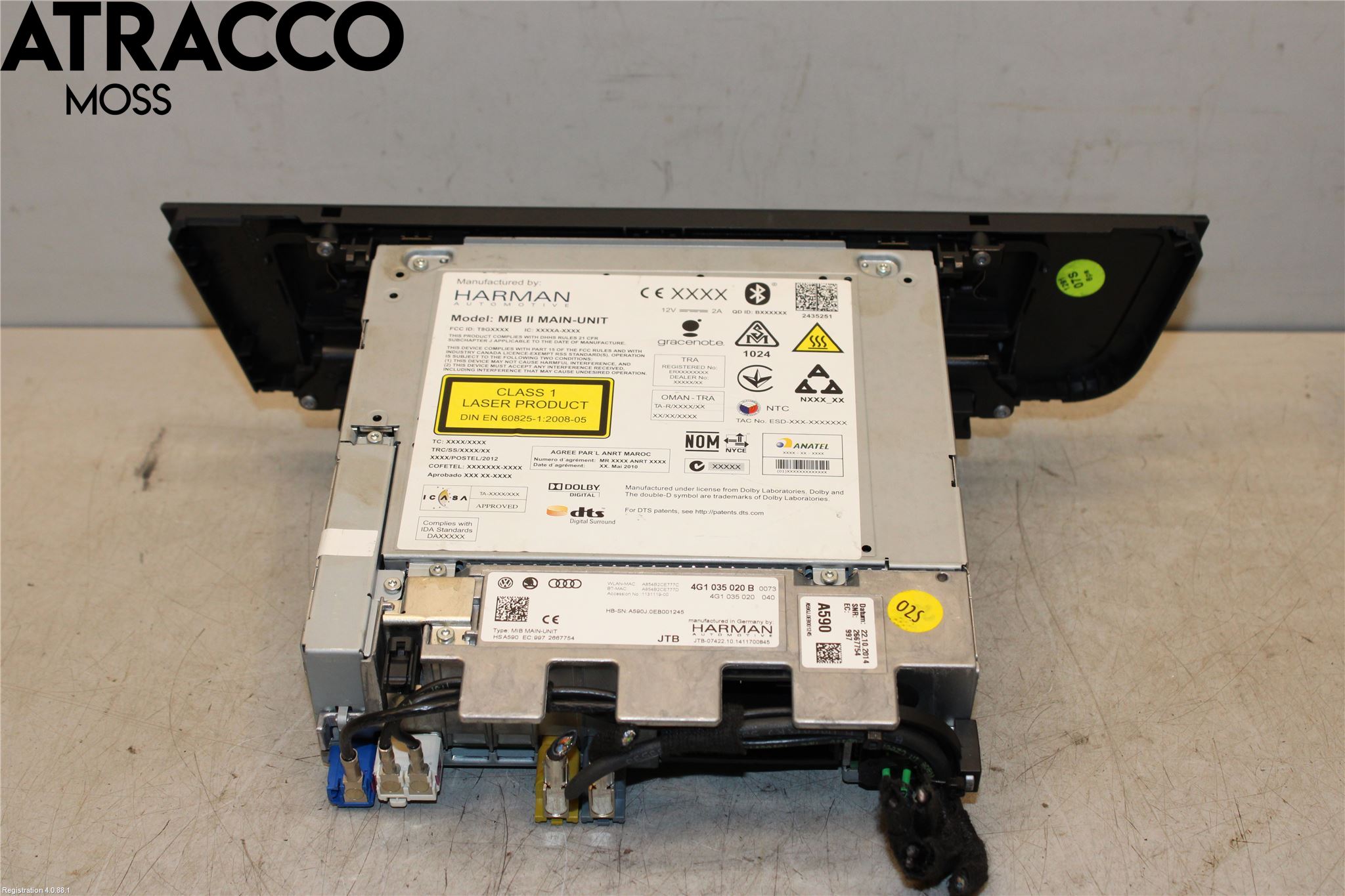 Audi A6/S6 4G 11-18 Stereo Radio Med Cd