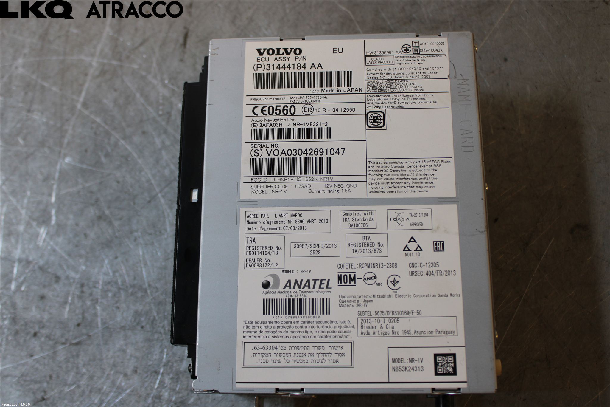 Volvo V70 14-16 Stereo Radio Med Cd
