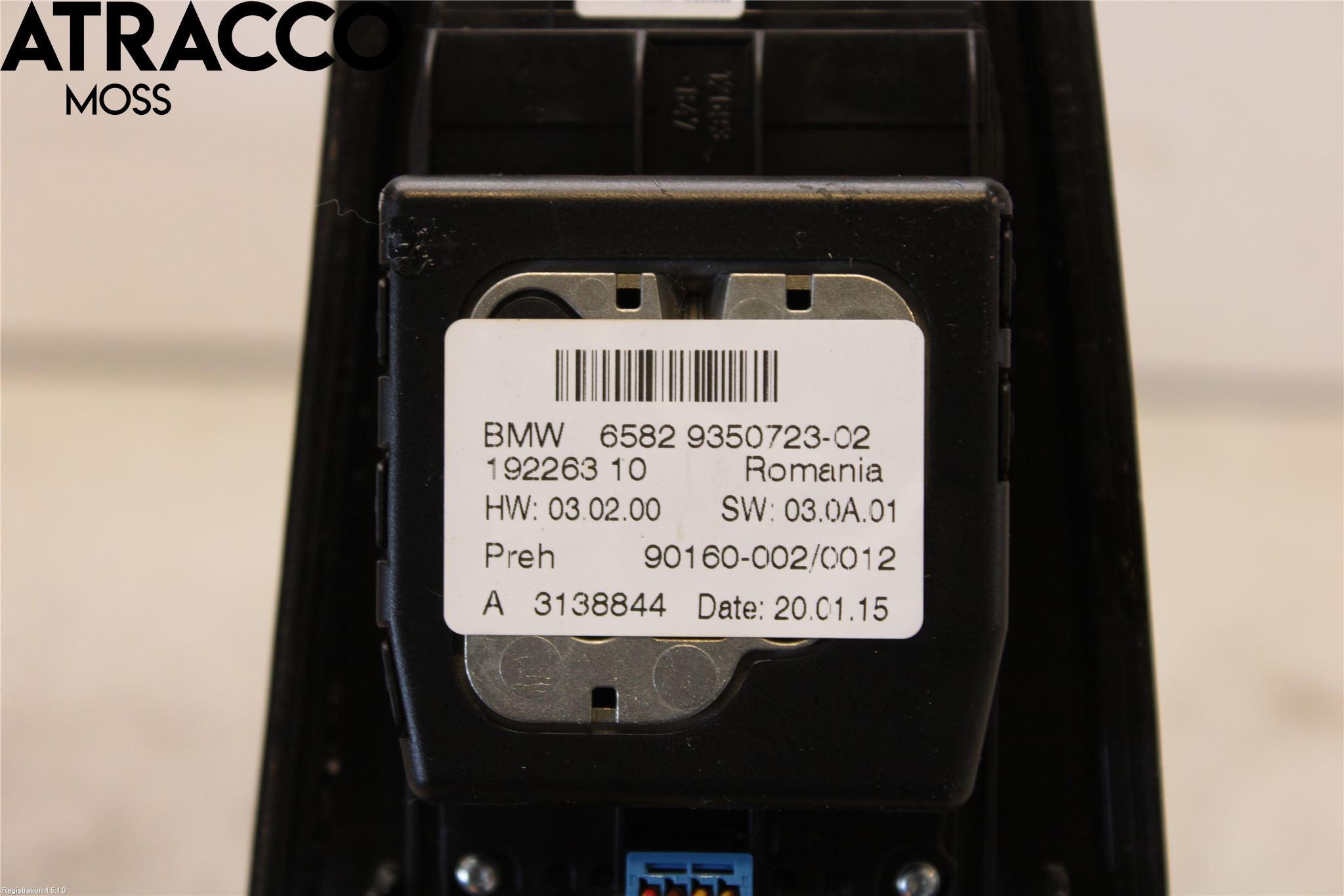 BMW 3 F30/F31/F80 12-19 Bryter Multifunksjon