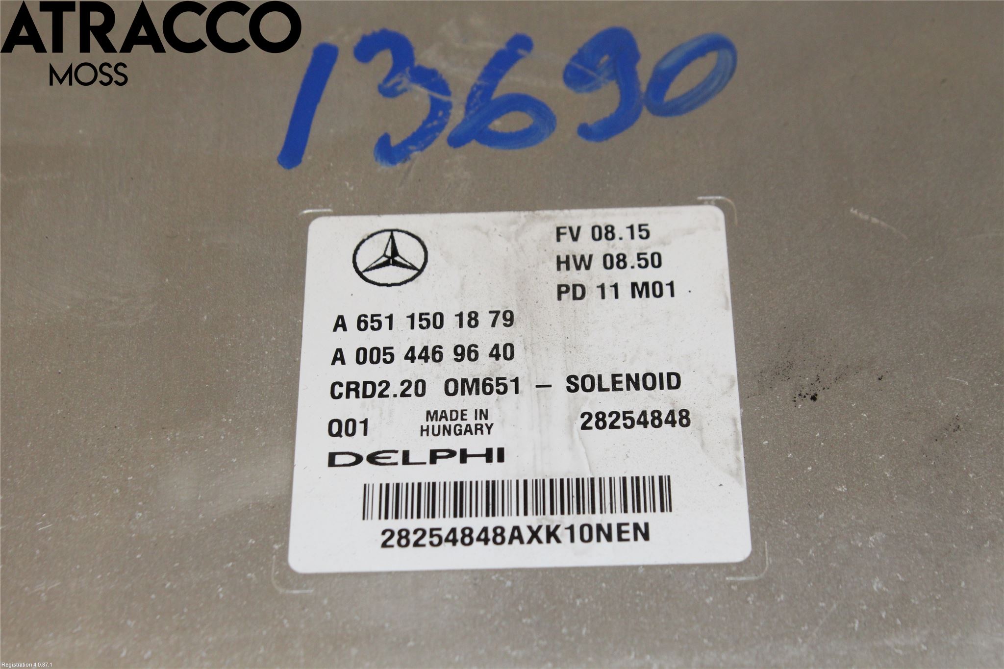 Mercedes-Benz MB VITO/VIANO (W639) 04-14 Styreenhet Innsprøytning