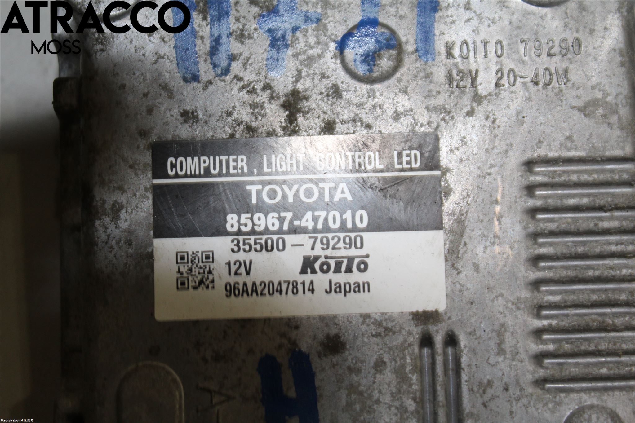 Toyota PRIUS ZVW30 09-20 Styreenhet Xenon