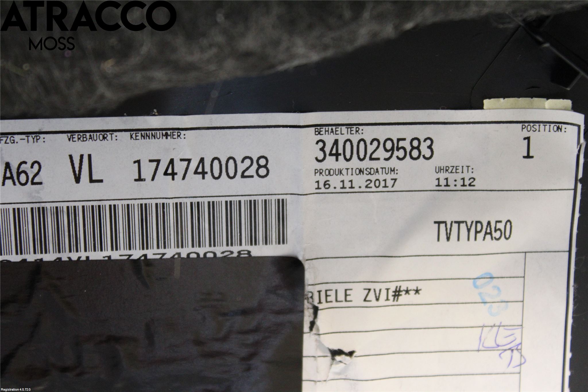 Audi A3/S3 8V 13-20 Innr Dørtrekk Venstre