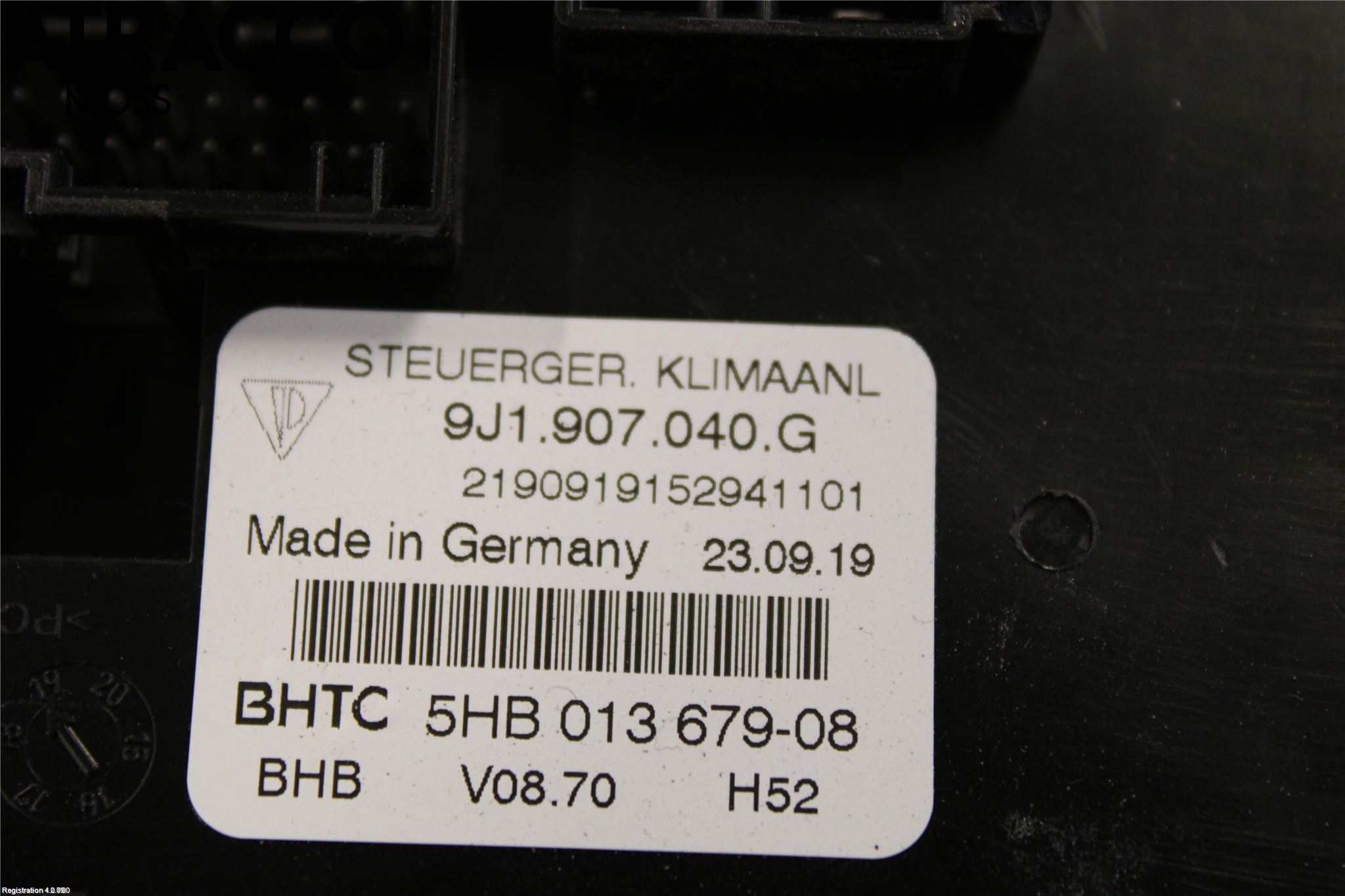 Porsche TAYCAN 20- Styreenhet Øvrig