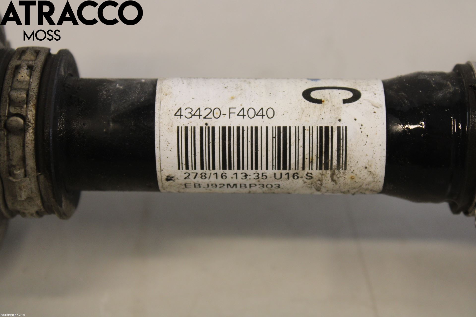 Toyota C-HR 16-23 Drivaksel Foran Kompl Venstre