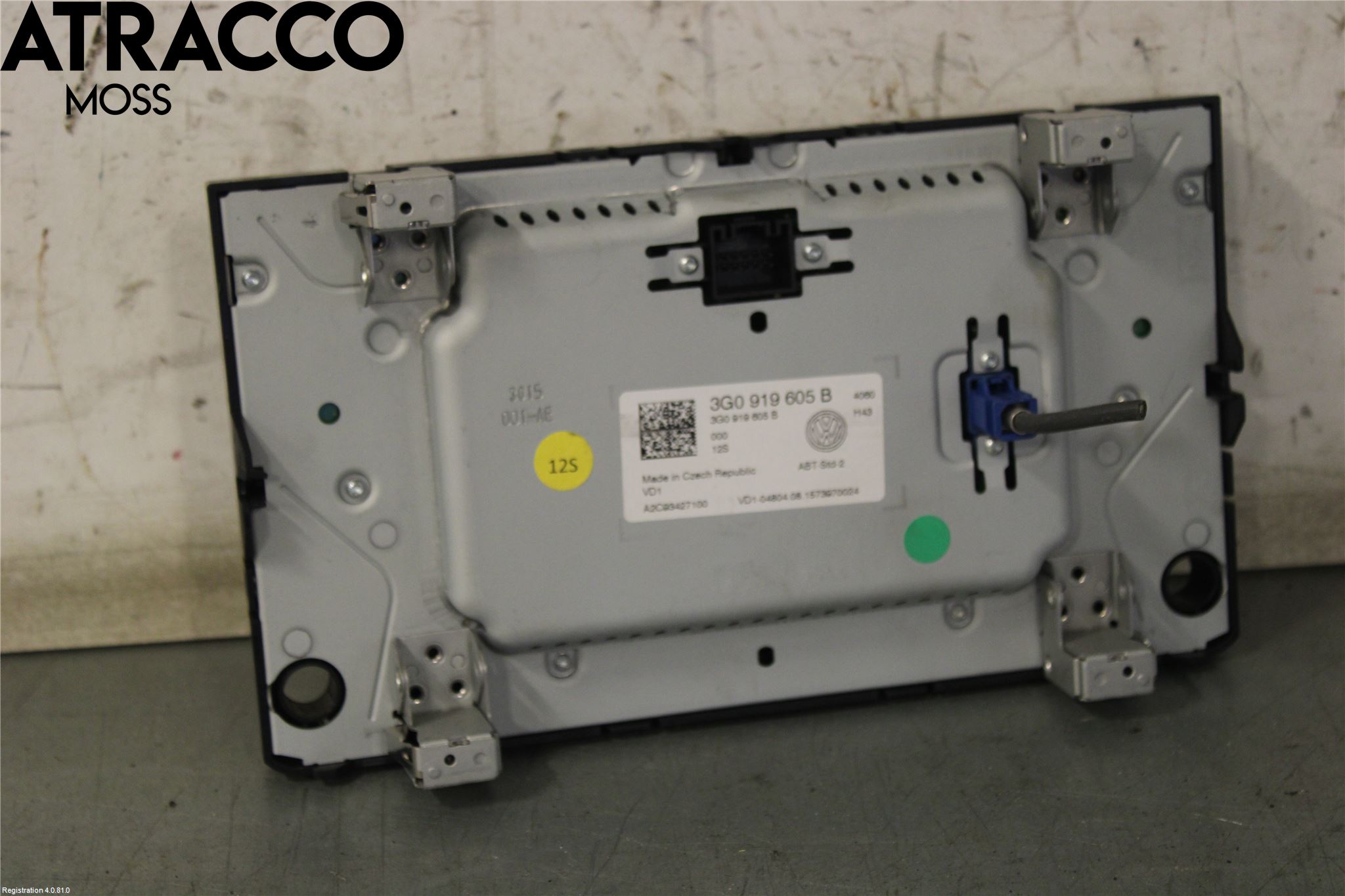 Volkswagen VW GOLF / E-GOLF VII 13-20 Multifunktionsdisplay