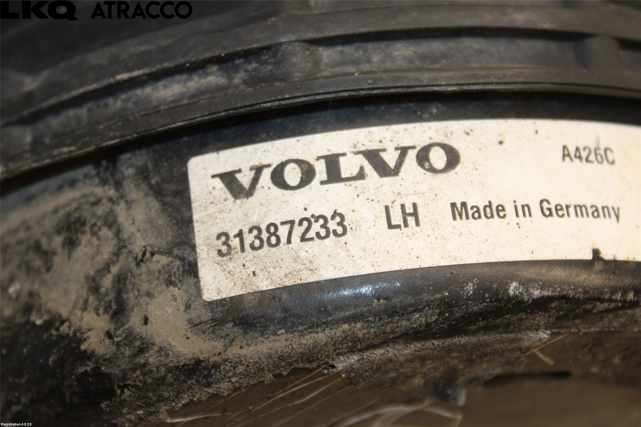 Volvo S90 17->> Nivåreg Belg - Luftpute