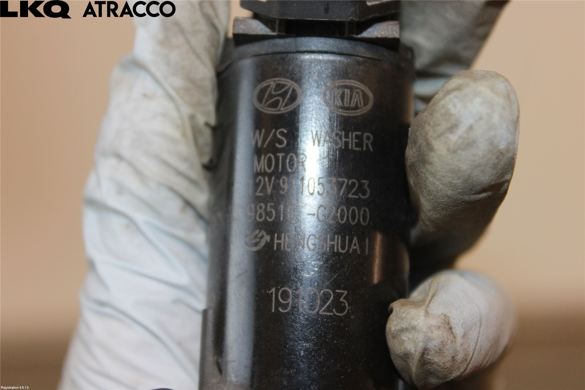 Hyundai IONIQ AE 17-22 Spylerpumpe Frontrute