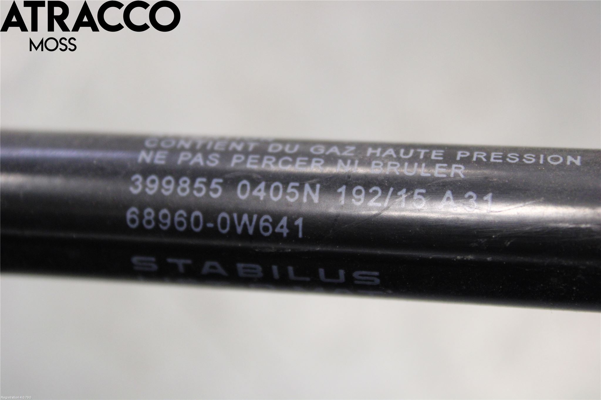 Toyota YARIS XP130 15-20 Bakluke Demper-Gassfjær