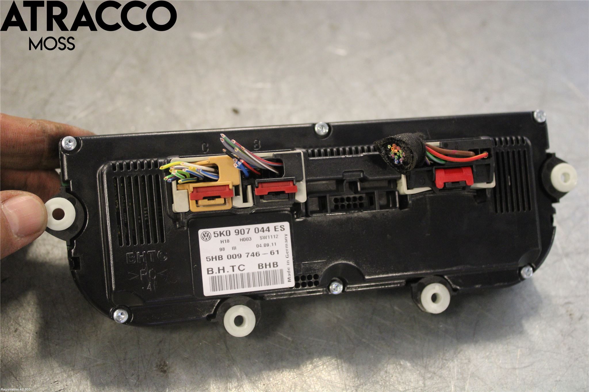 Volkswagen VW GOLF VI 09-13 Varme Ac Betjening-Display