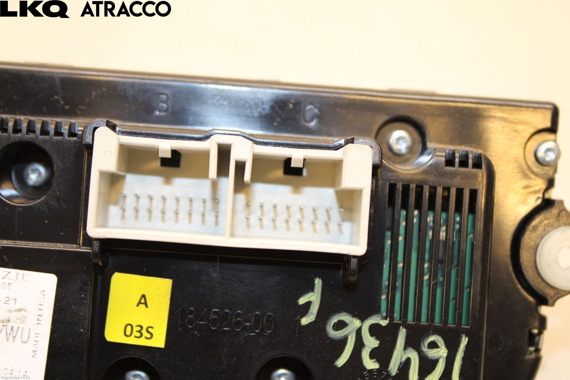 Volkswagen VW BEETLE 12- Varme Ac Betjening-Display