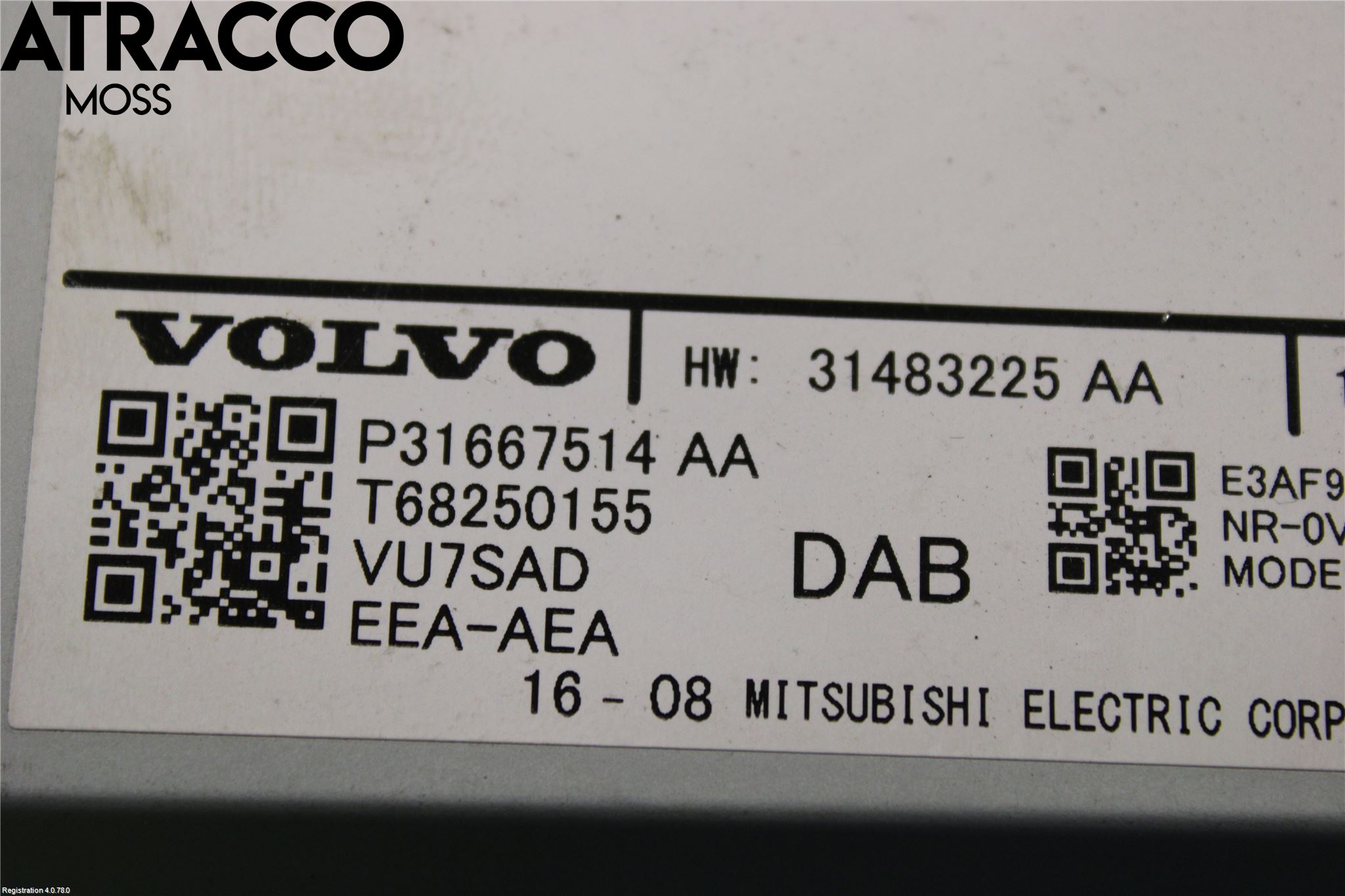 Volvo XC90/RECHARGE 16- Stereo Radio Med Cd