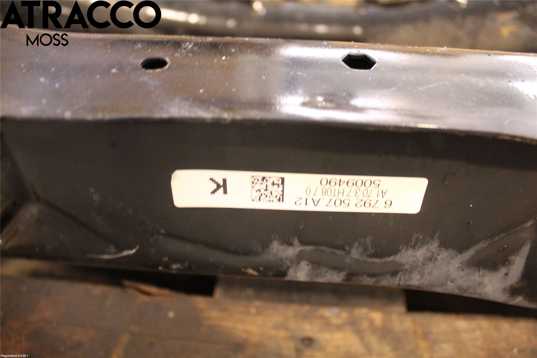 BMW 3 F30/F31/F80 12-19 Bakaksel Feste Travers-Ramme