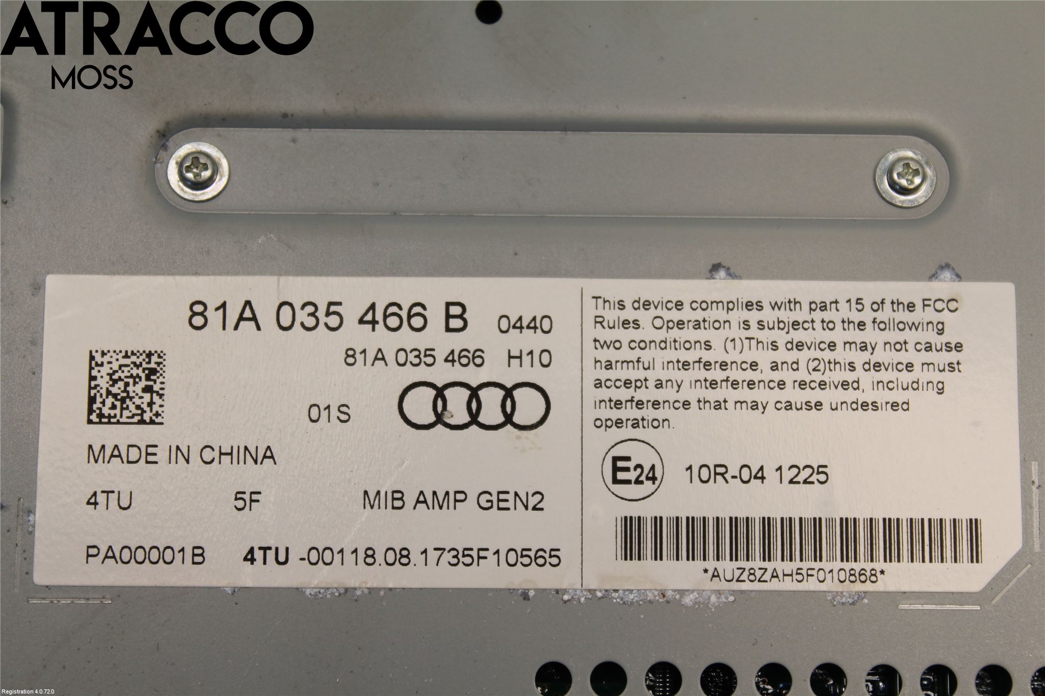 Audi A3/S3 8V 13-20 Stereo Forsterker
