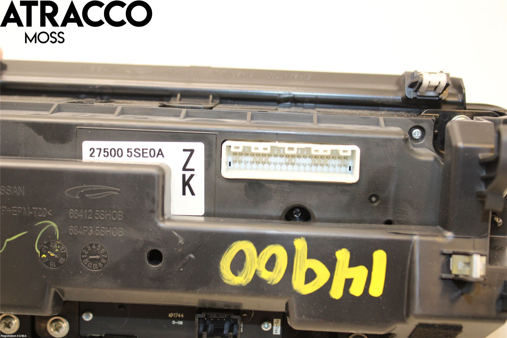 Nissan LEAF 18- Varme Ac Betjening-Display