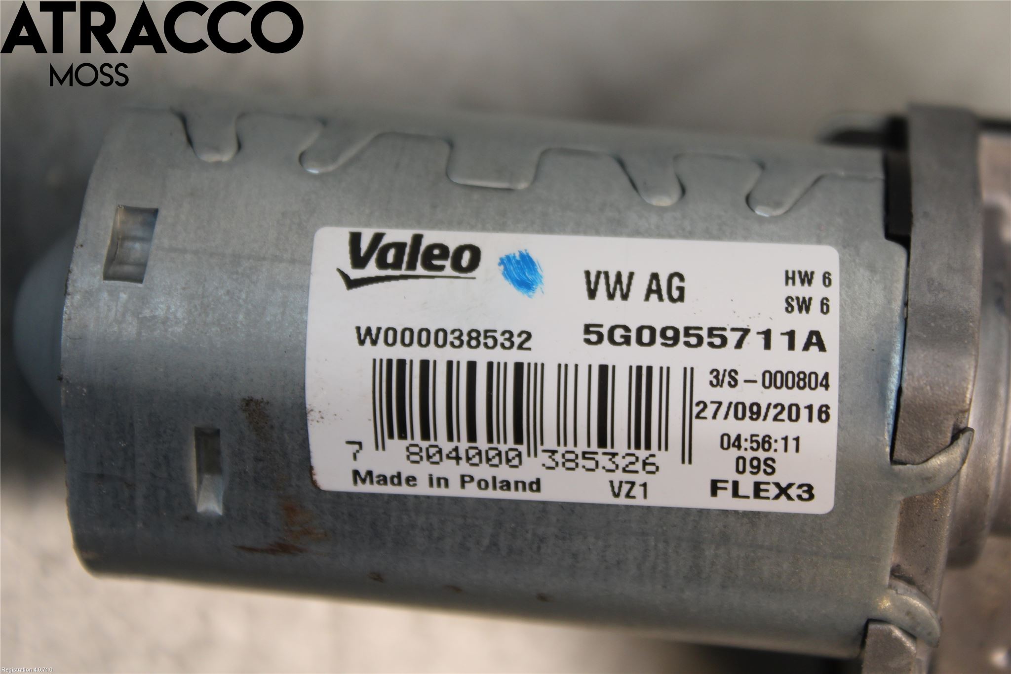 Volkswagen VW TIGUAN 16-24 Viskermotor Bakluke