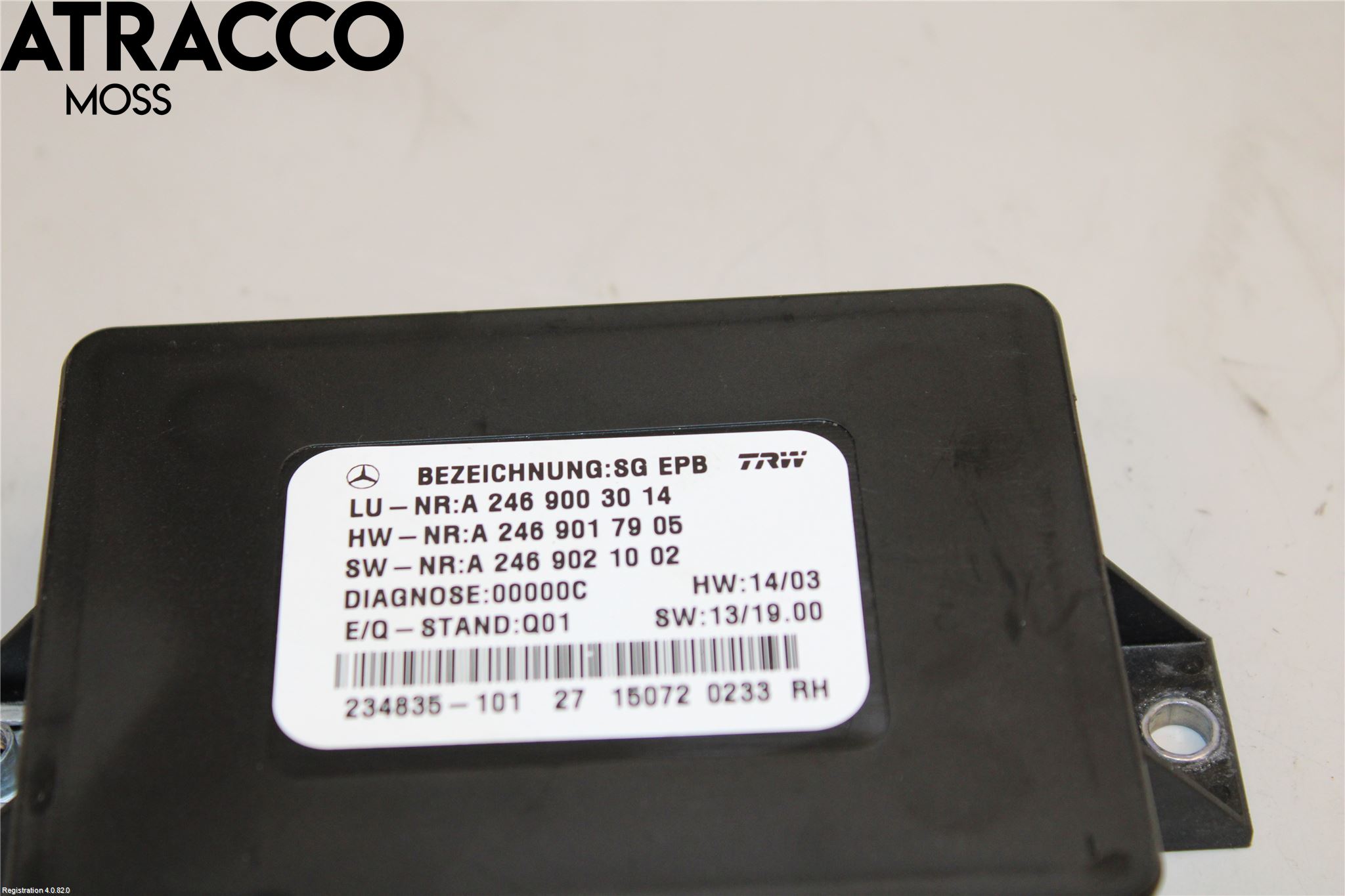 Mercedes-Benz MB B-KLASS (W246/W242) 12-19 Styreenhet Øvrig