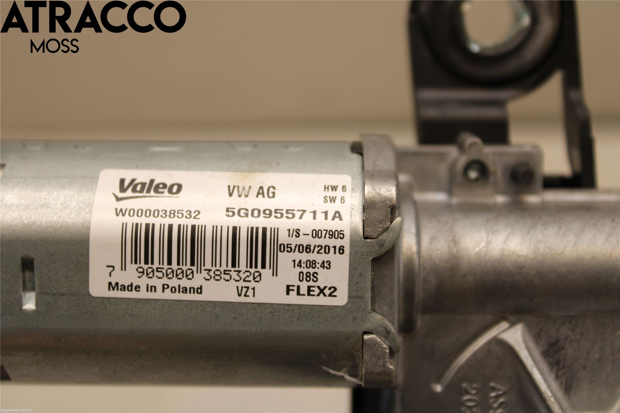 Volkswagen VW GOLF / E-GOLF VII 13-20 Viskermotor Bakluke