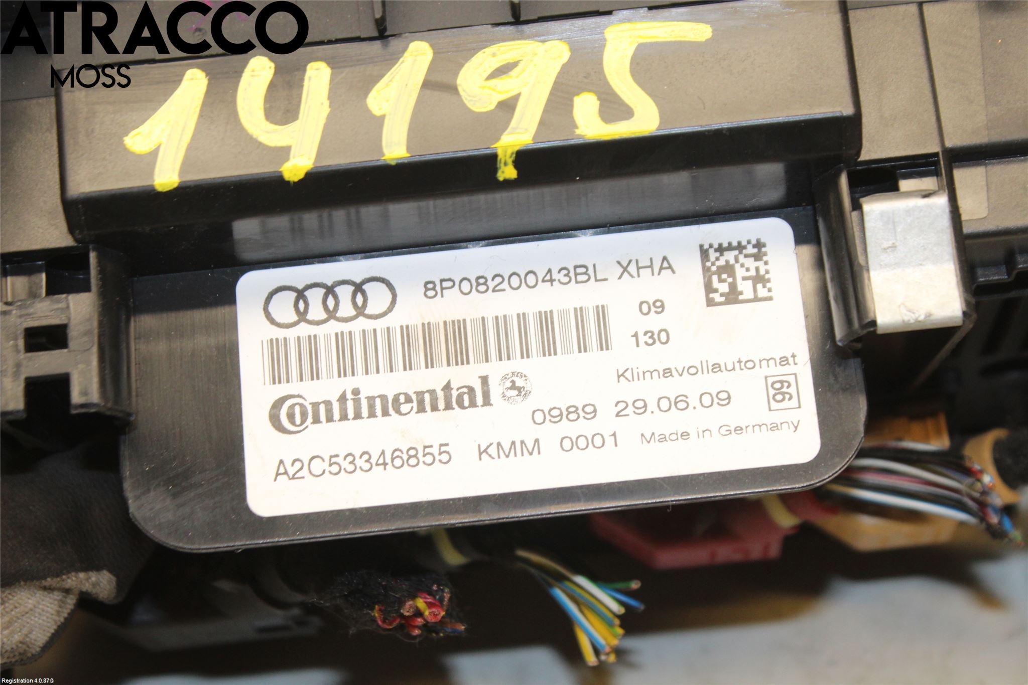 Audi A3/S3 05-13 Varme Ac Betjening-Display
