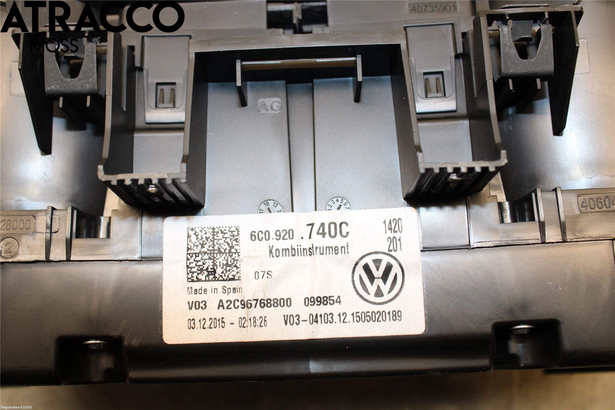 Volkswagen VW POLO 10-17 Instr Kombinert