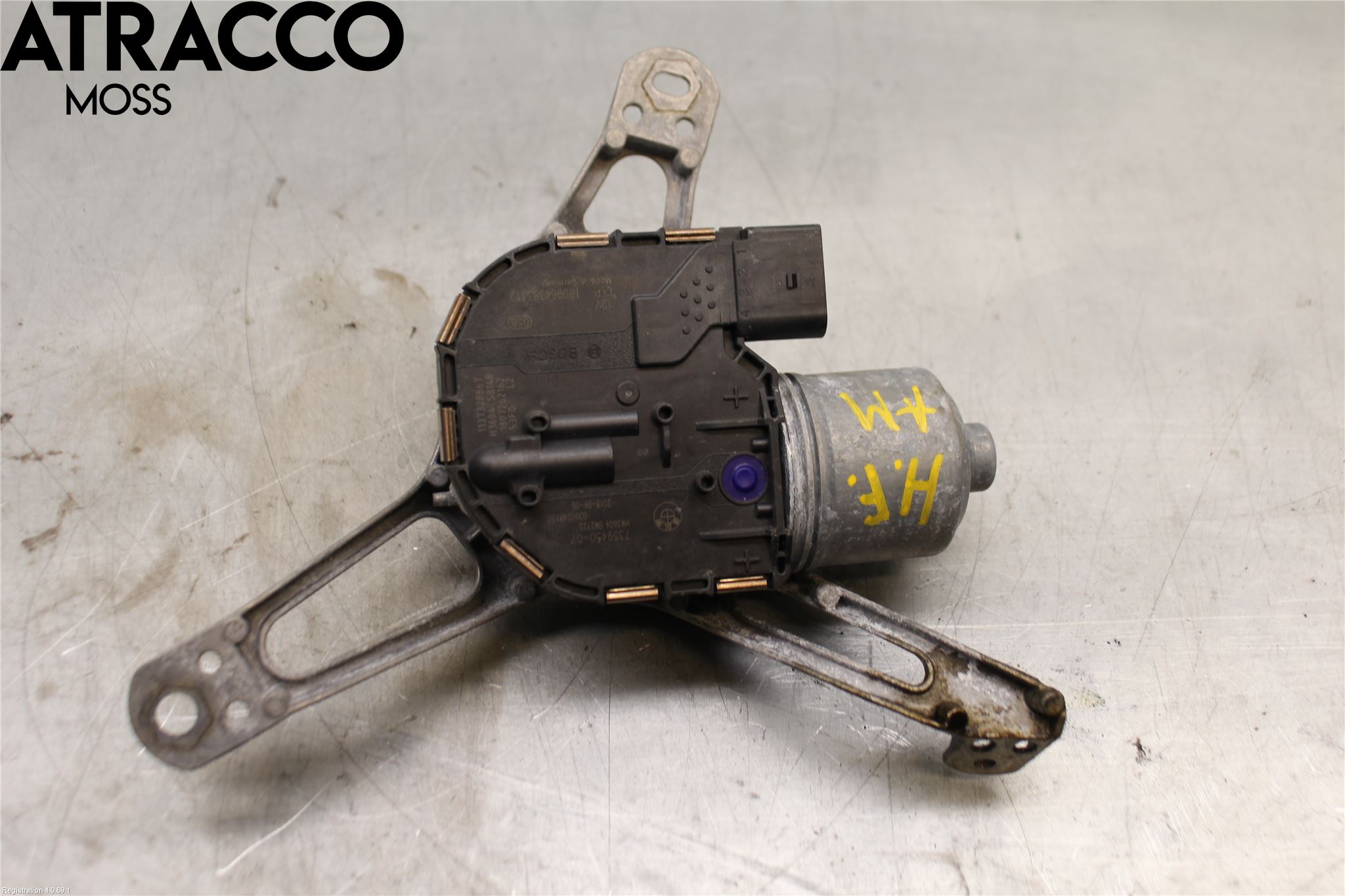 BMW i3 I01 13-22 Viskermotor Frontrute