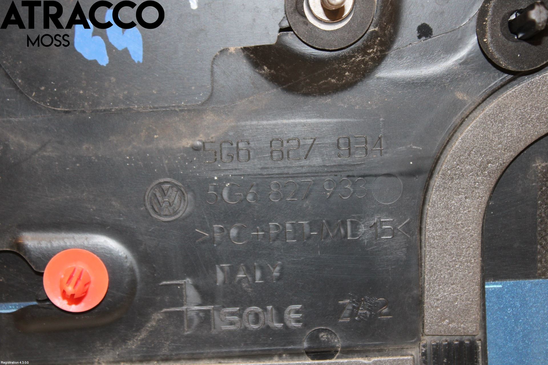 Volkswagen VW GOLF / E-GOLF VII 13-20 Spoiler Bakluke