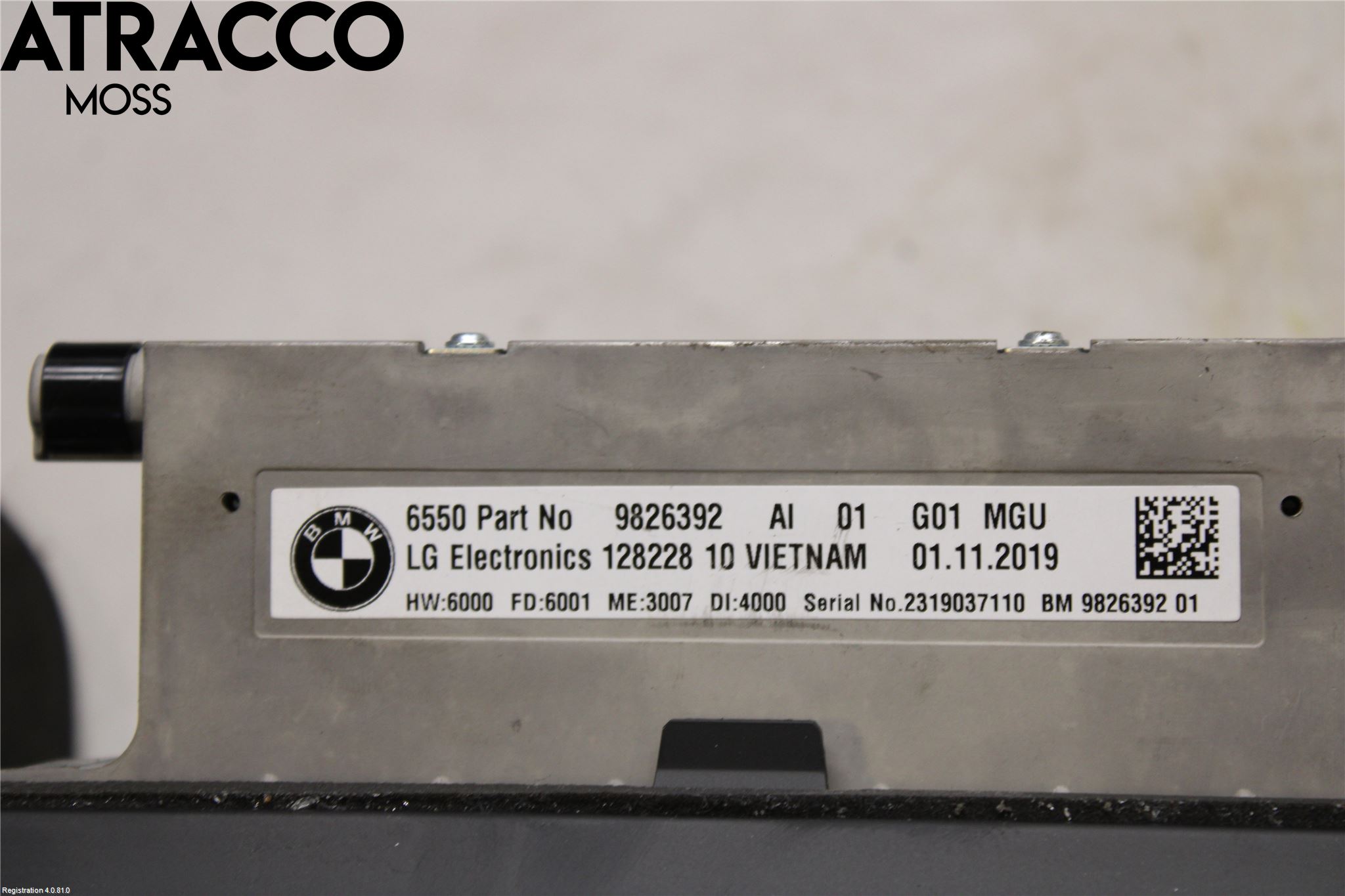 BMW X3 G01 18- Instr Skjerm Dvd-Gps-Ac-Tlf