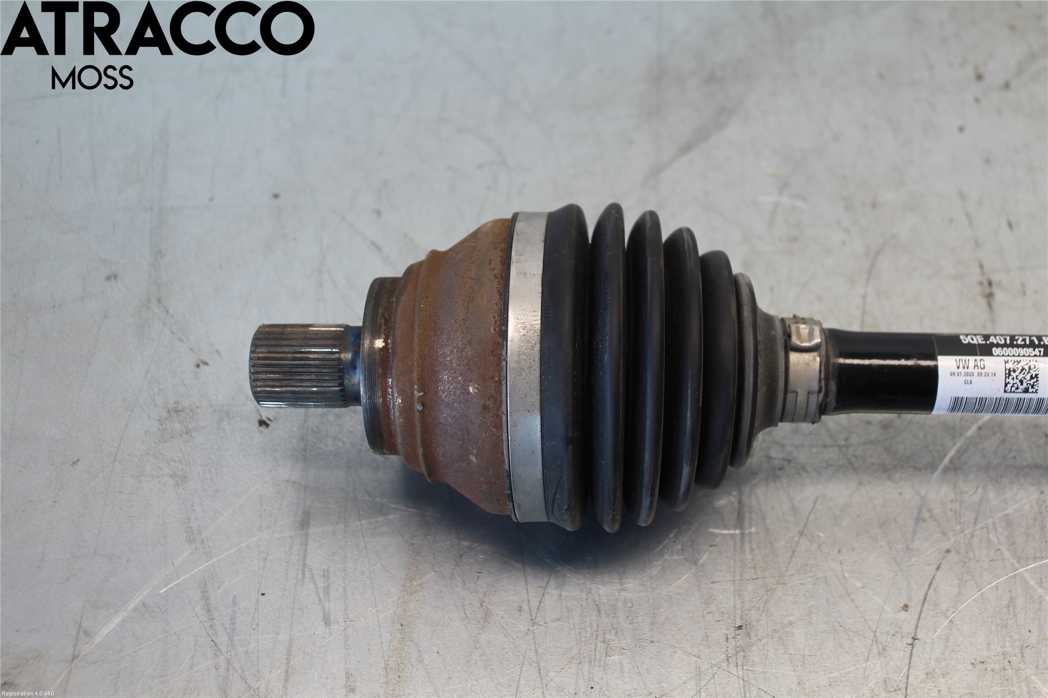 Volkswagen VW GOLF / E-GOLF VII 13-20 Drivaksel Foran Kompl Venstre