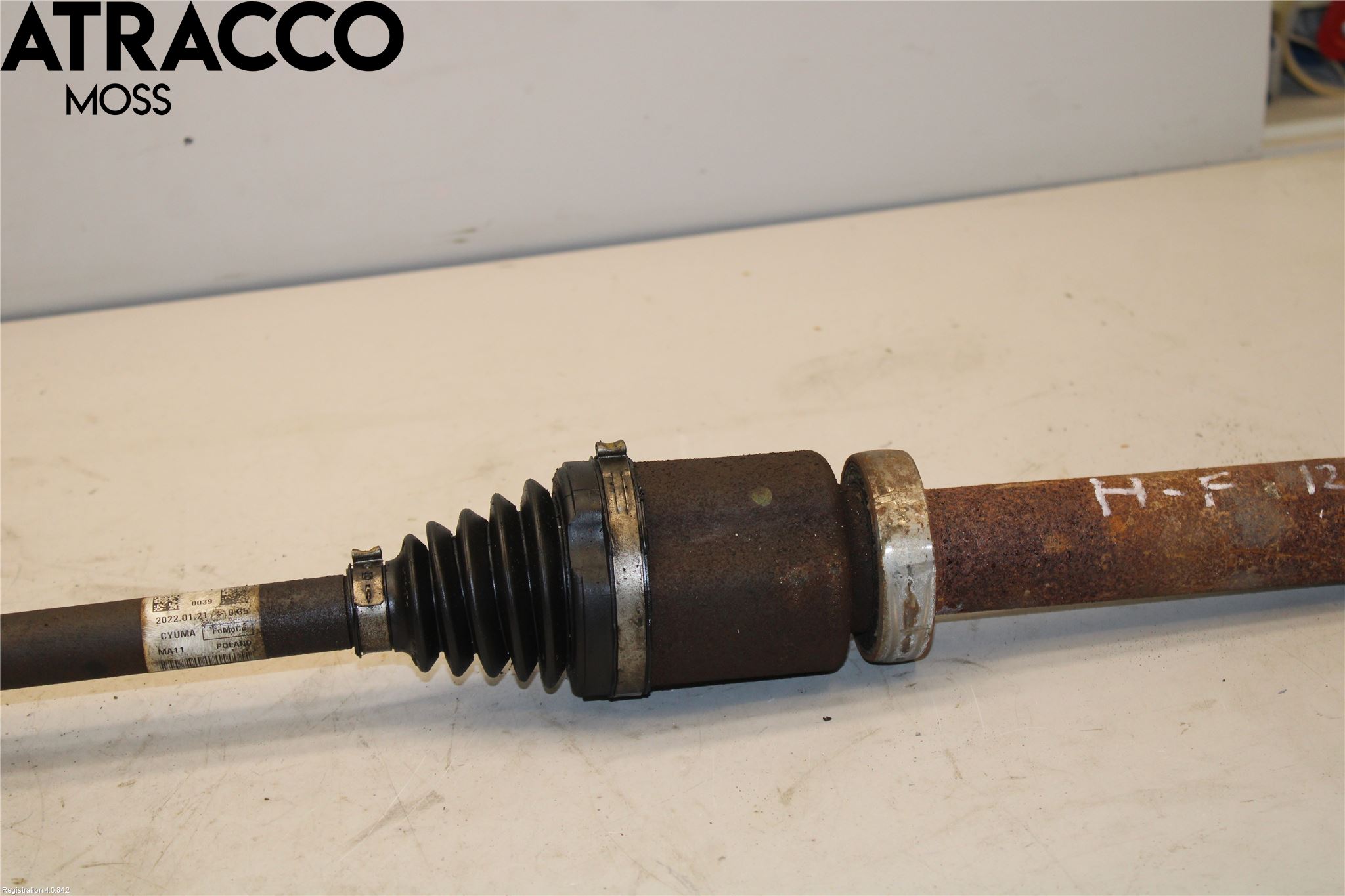 Ford TRANSIT/TOURNEO CONNECT 13-22 Drivaksel Foran Kompl Høyre