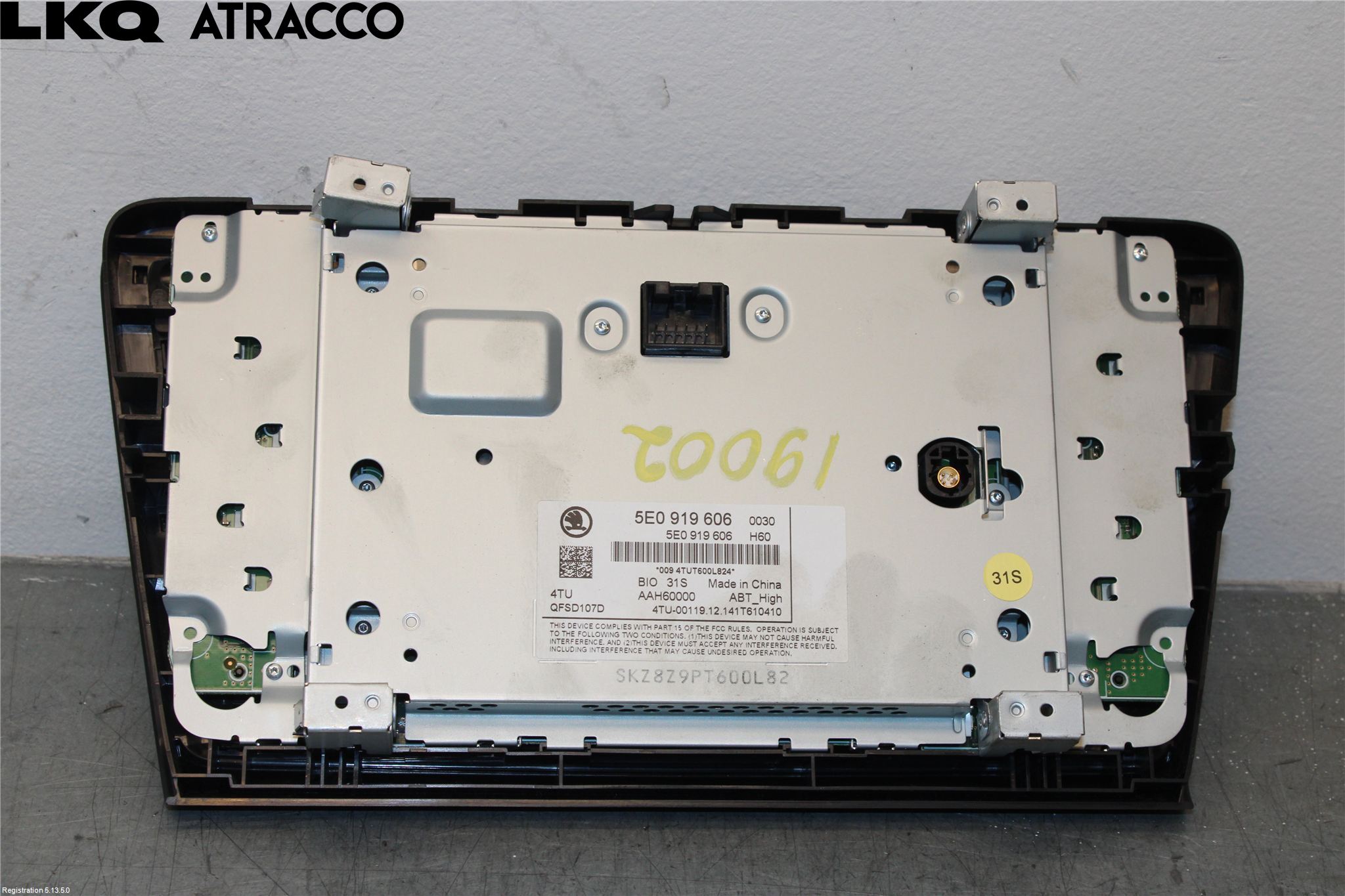 Skoda OCTAVIA (5E) 13-20 Multifunktionsdisplay