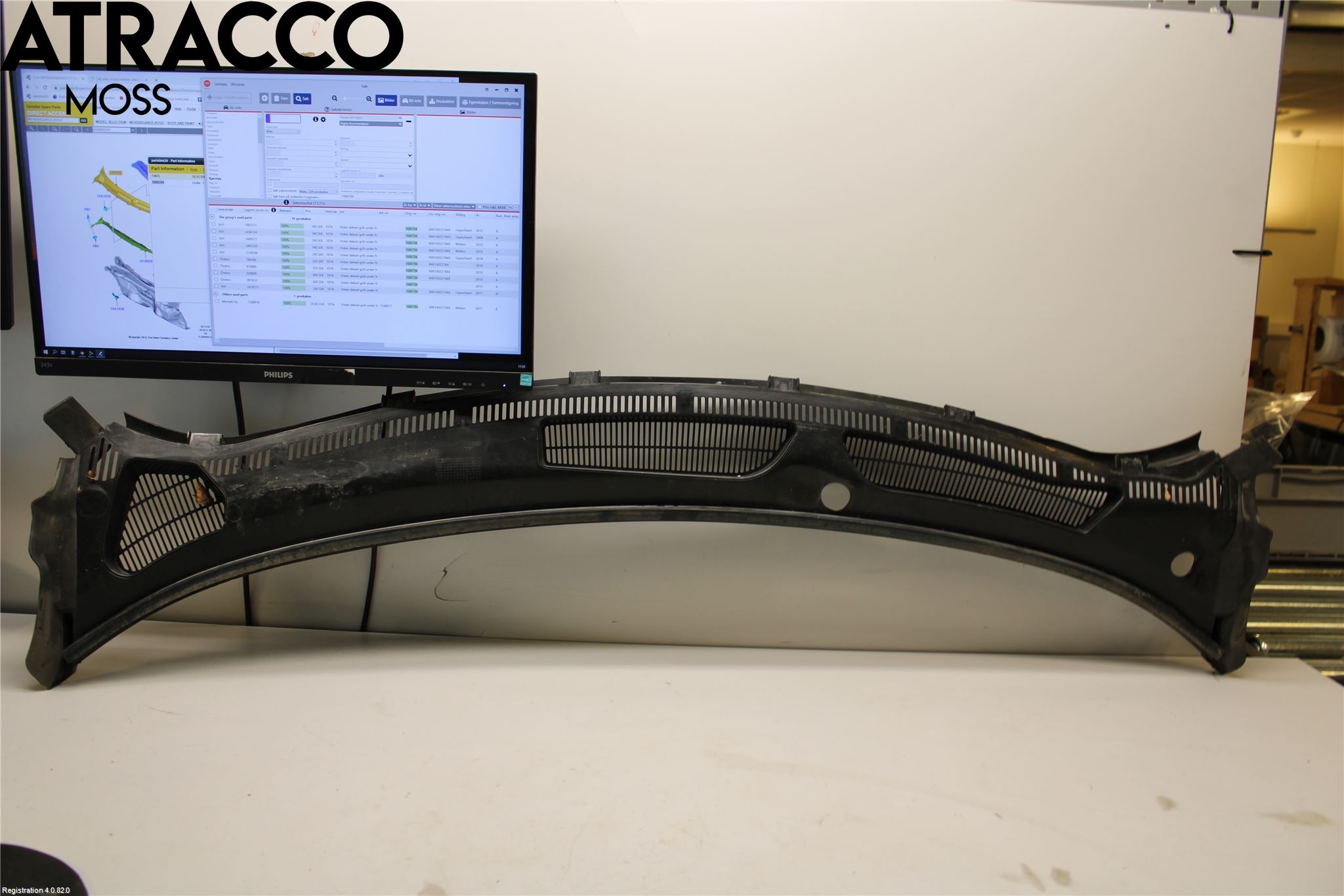 Ford FIESTA 13-17 Visker Deksel-Grill-Under Frr