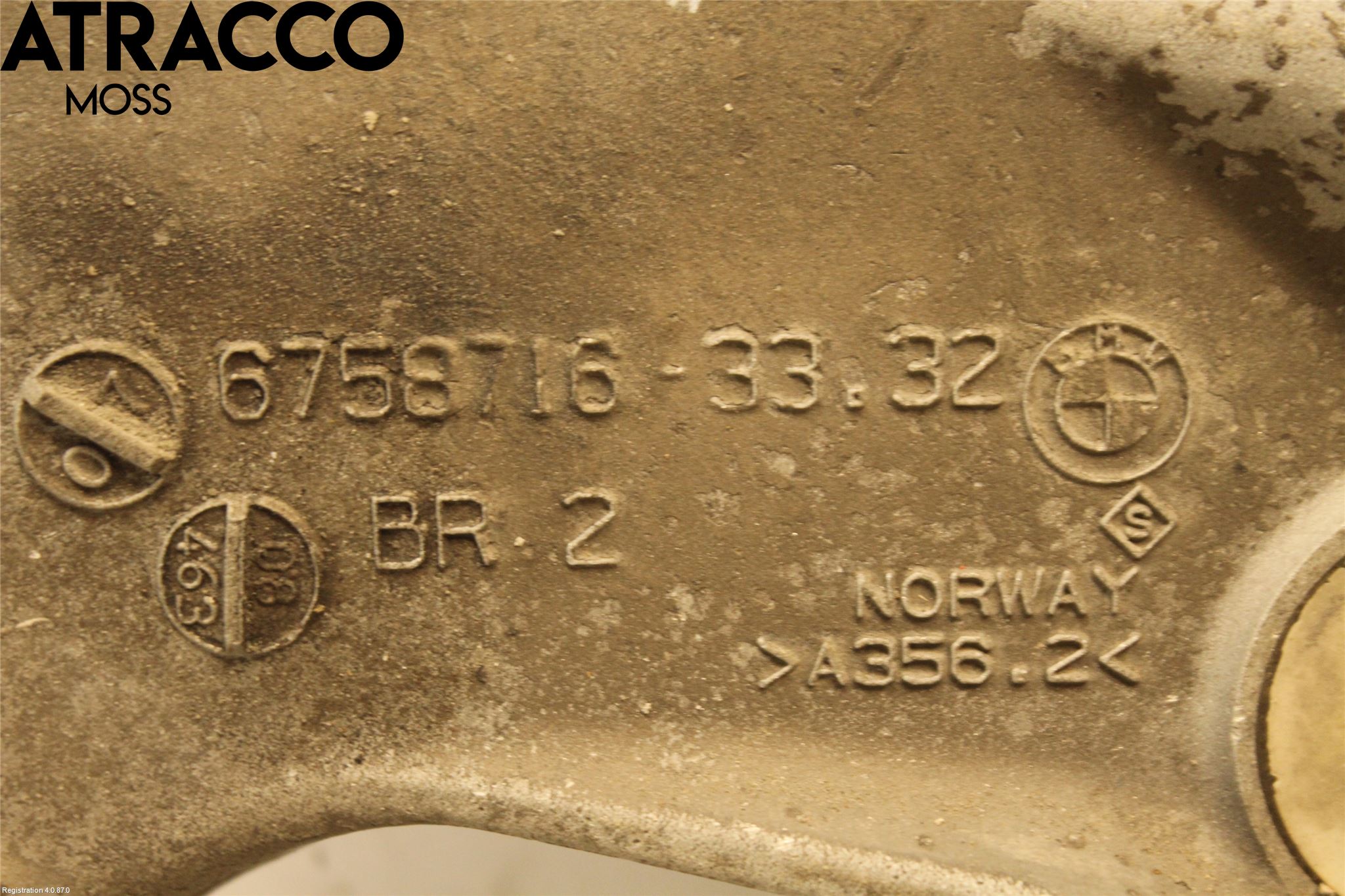 BMW 5 E60/61 Sed/Tou 02-10 Bærearm Bak Høyre