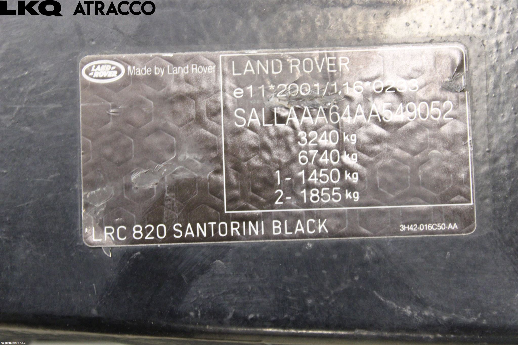 Landrover LAND ROVER DISCOVERY 3 05-09 Frontplate