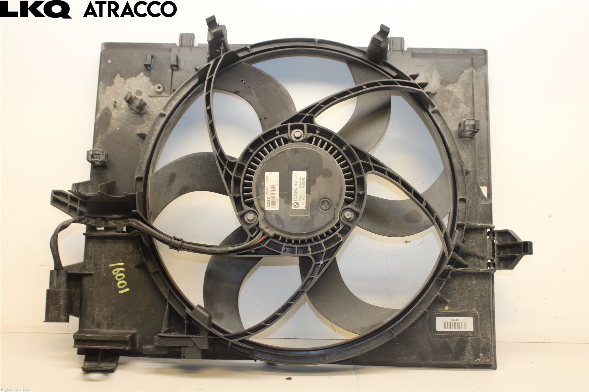 BMW 5 E60/61 Sed/Tou 02-10 Kjølevifte Elektrisk