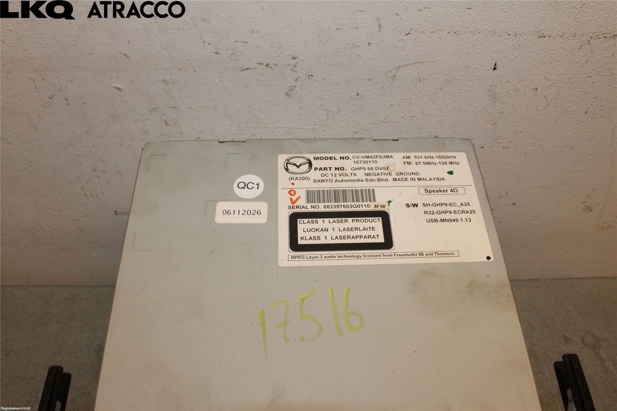 Mazda CX-5 12-17 Stereo Radio