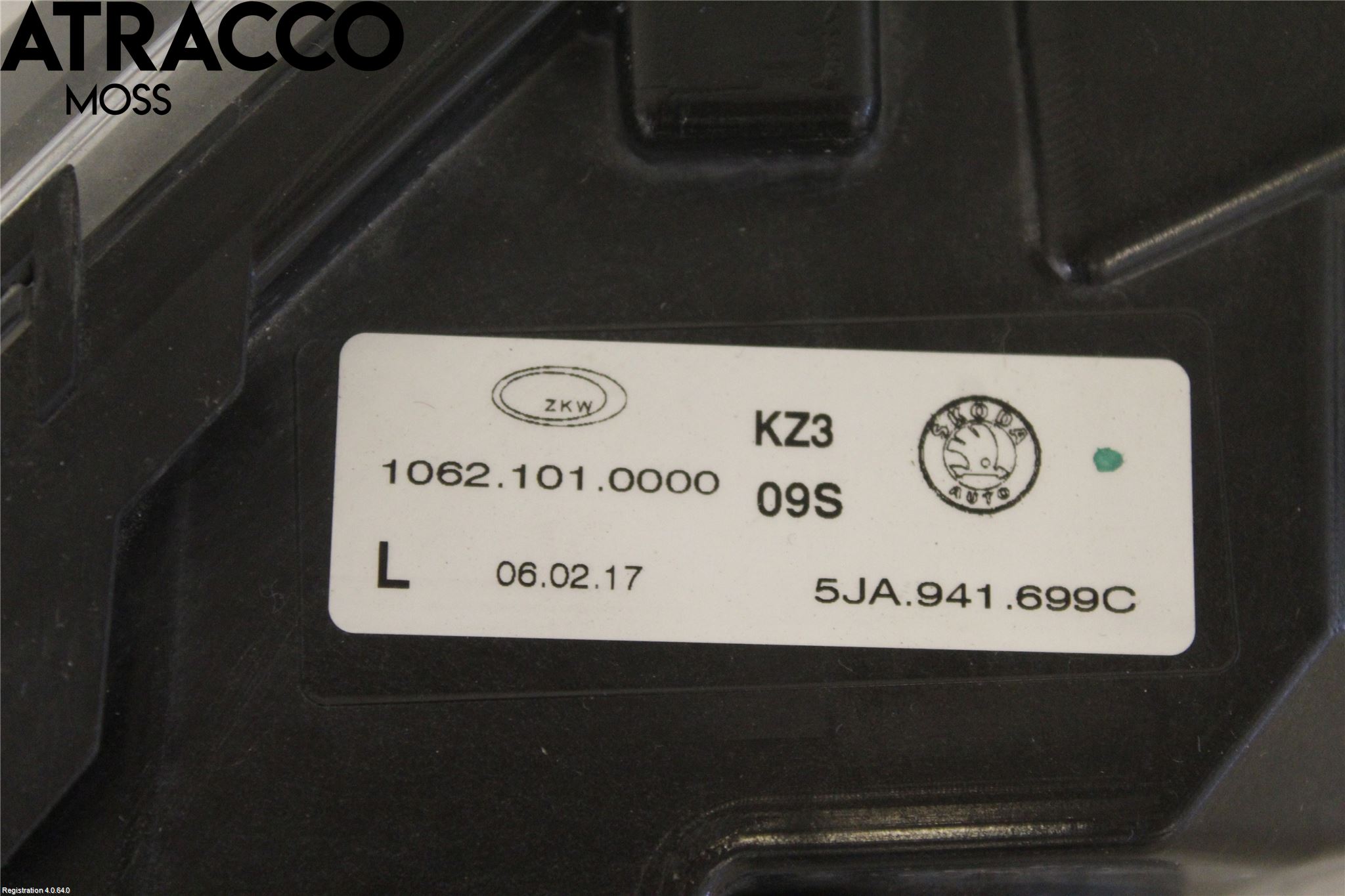 Skoda RAPID Frontlykt-Kurve-Tåkelys