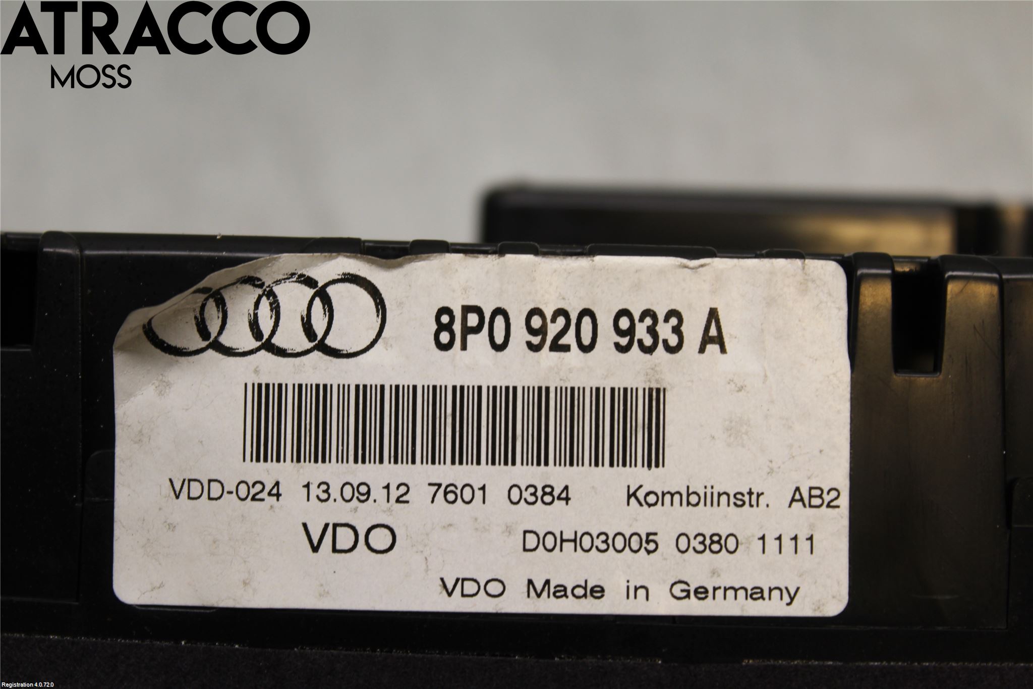 Audi A3/S3 05-13 Instr Kombinert